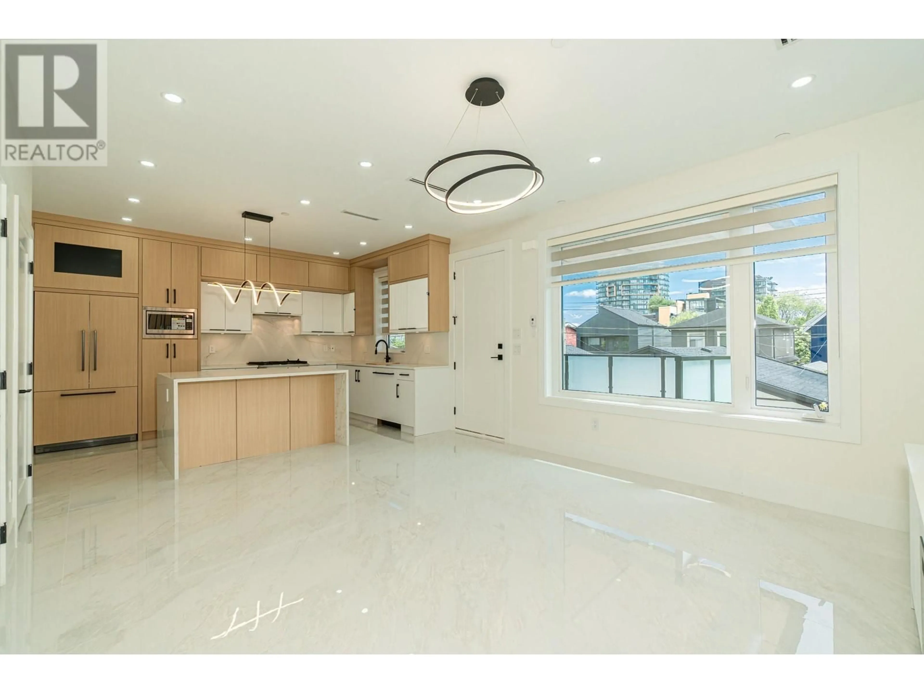 Open concept kitchen, ceramic/tile floor for 1554 66TH AVENUE, Vancouver British Columbia V6P2R9