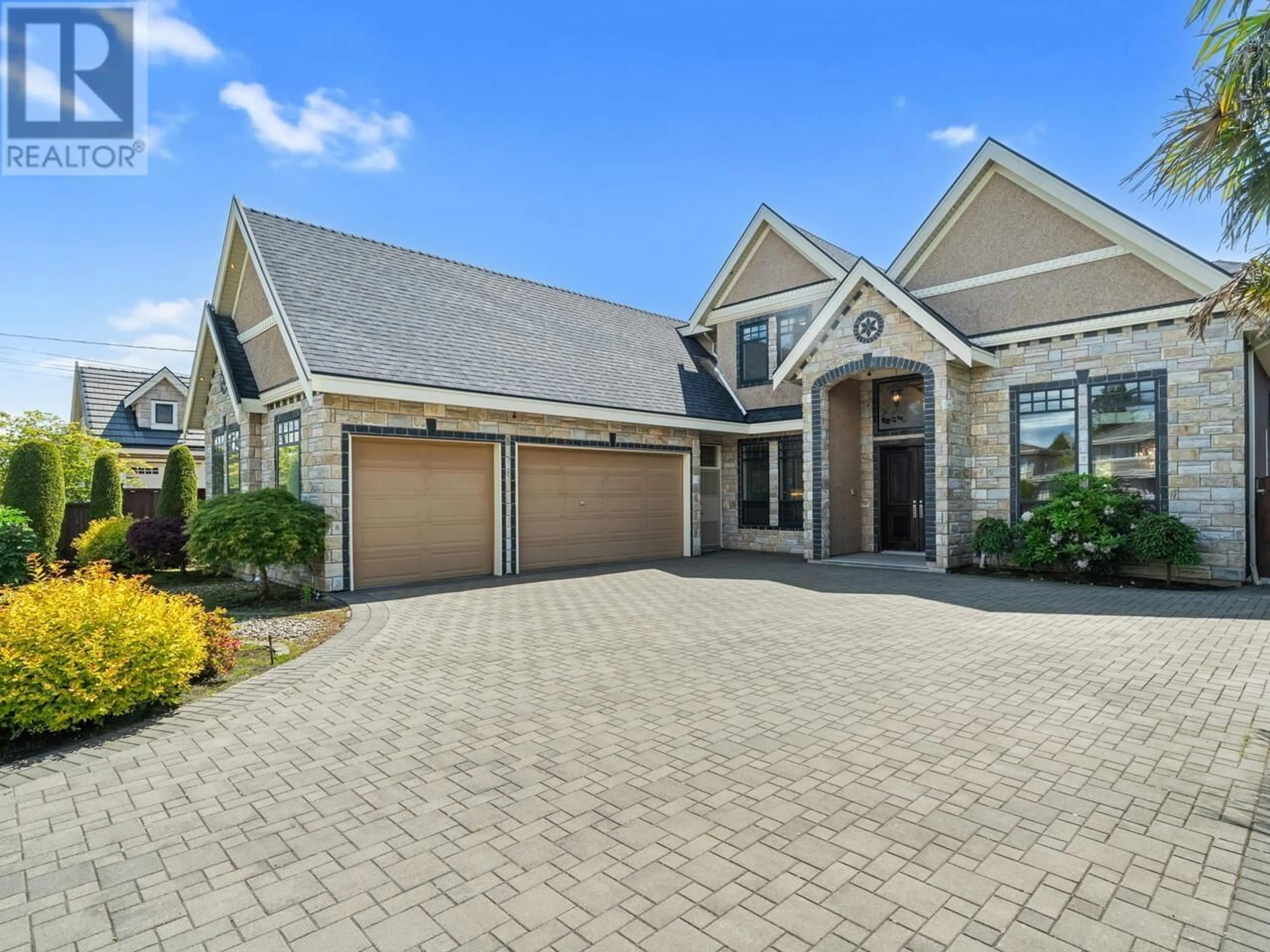 Home with brick exterior material, street for 8220 PIGOTT ROAD, Richmond British Columbia V7A2C2