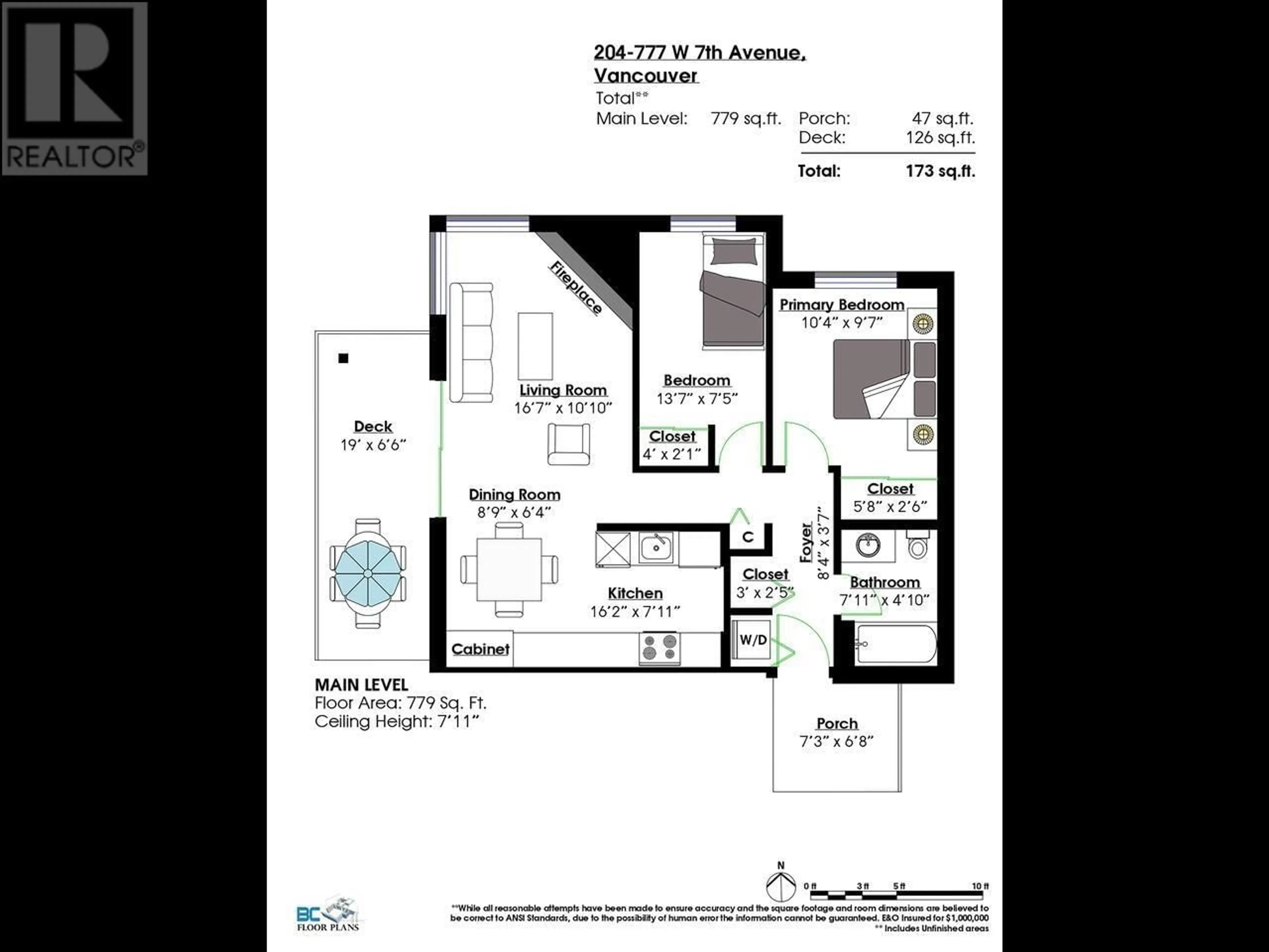 Floor plan for 204 - 777 7TH AVENUE, Vancouver British Columbia V5Z1B9