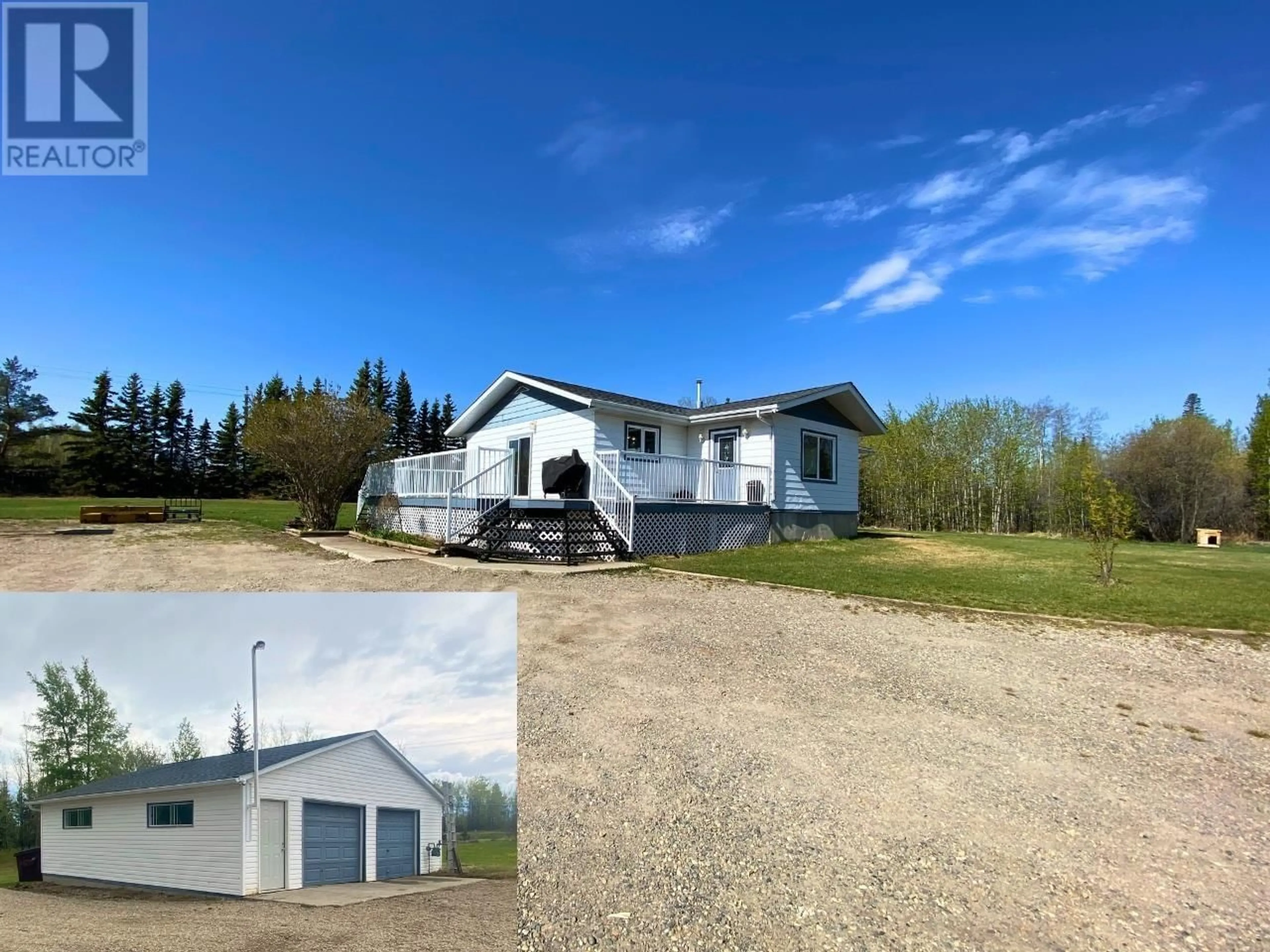 A pic from outside/outdoor area/front of a property/back of a property/a pic from drone, building for 13556 29 HIGHWAY, Charlie Lake British Columbia V1J8J4