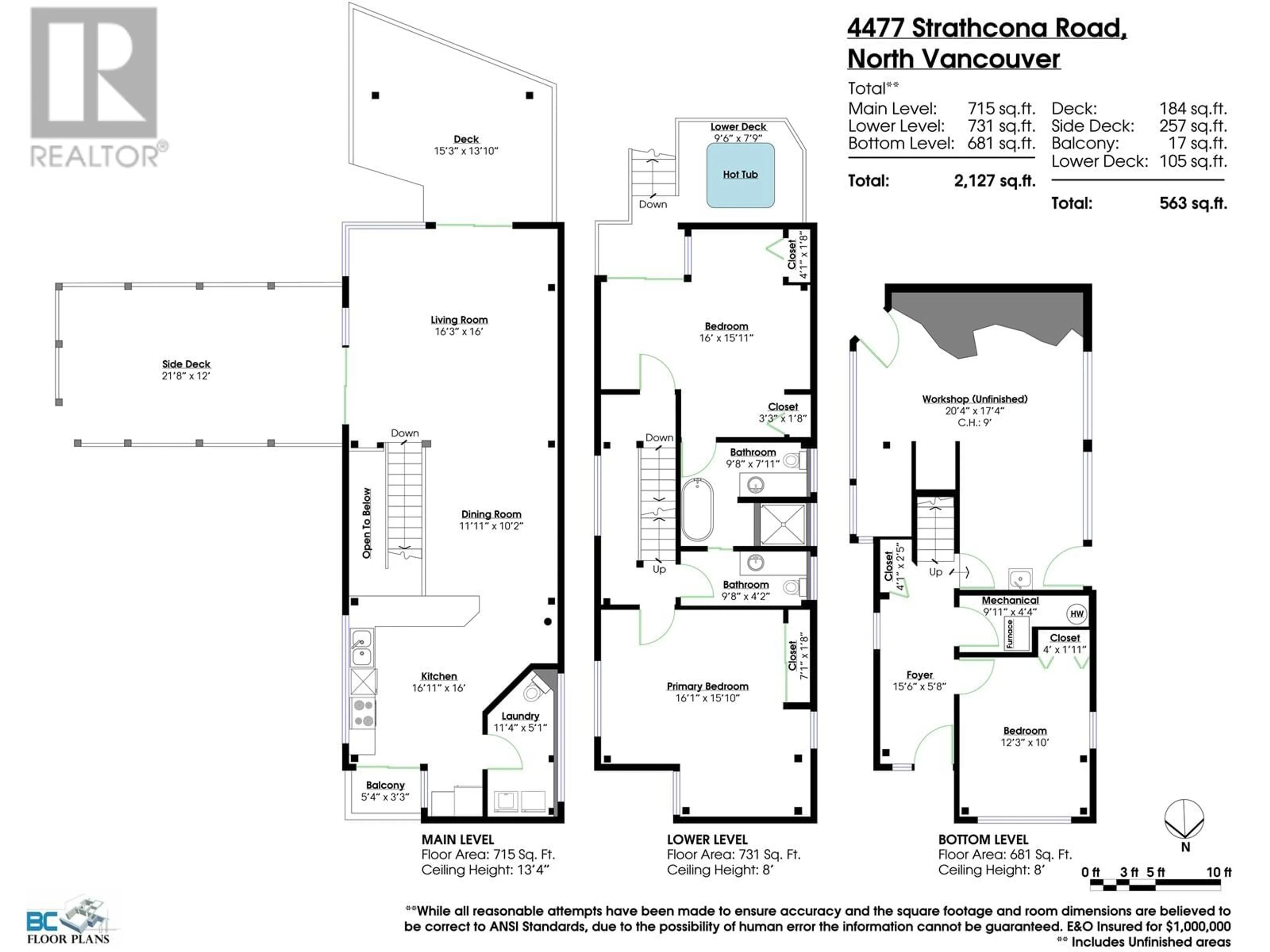 Floor plan for 4477 STRATHCONA ROAD, North Vancouver British Columbia V7G1G7