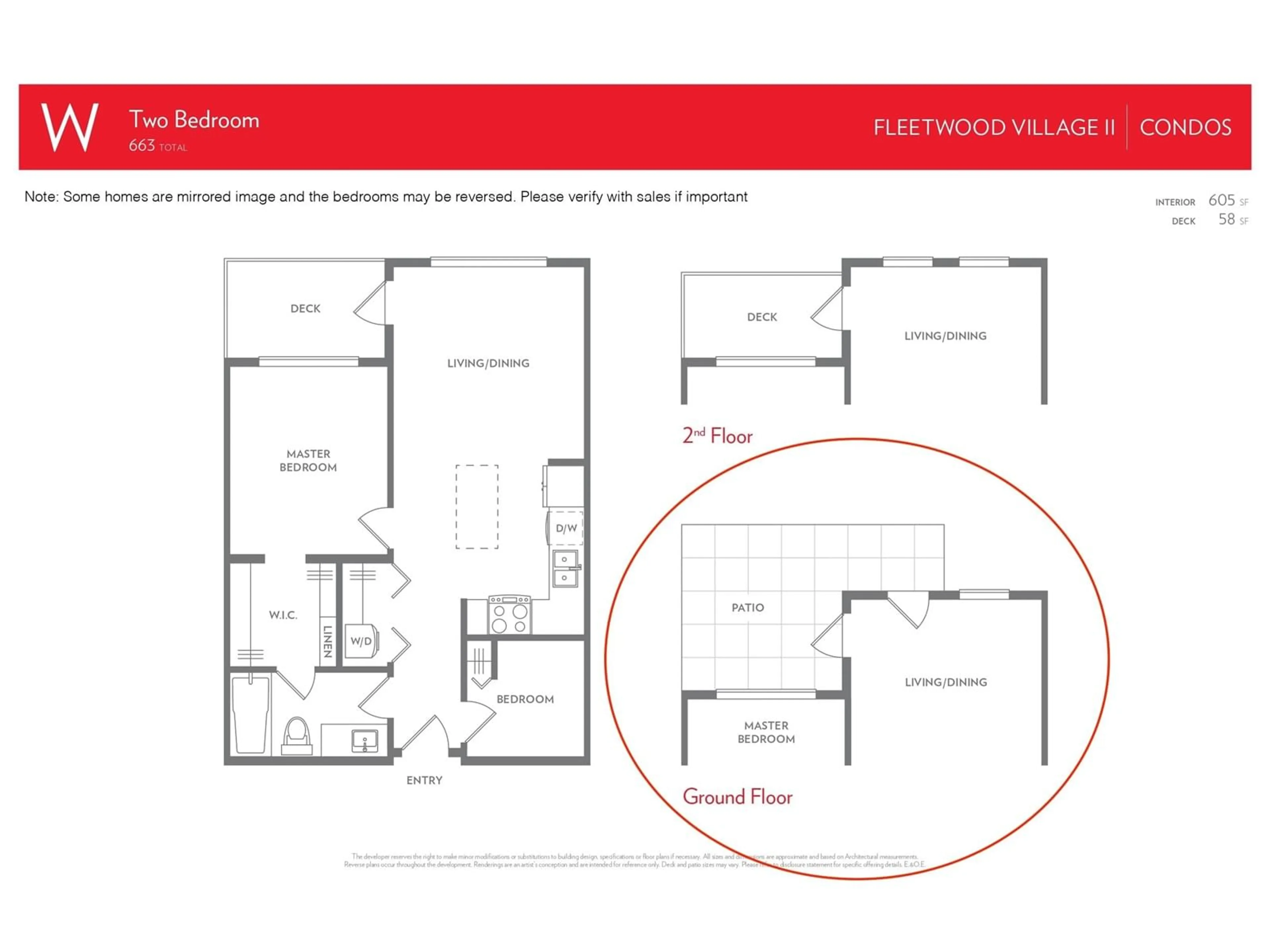 Floor plan for 102 - 15738 85, Surrey British Columbia V4N6Y1