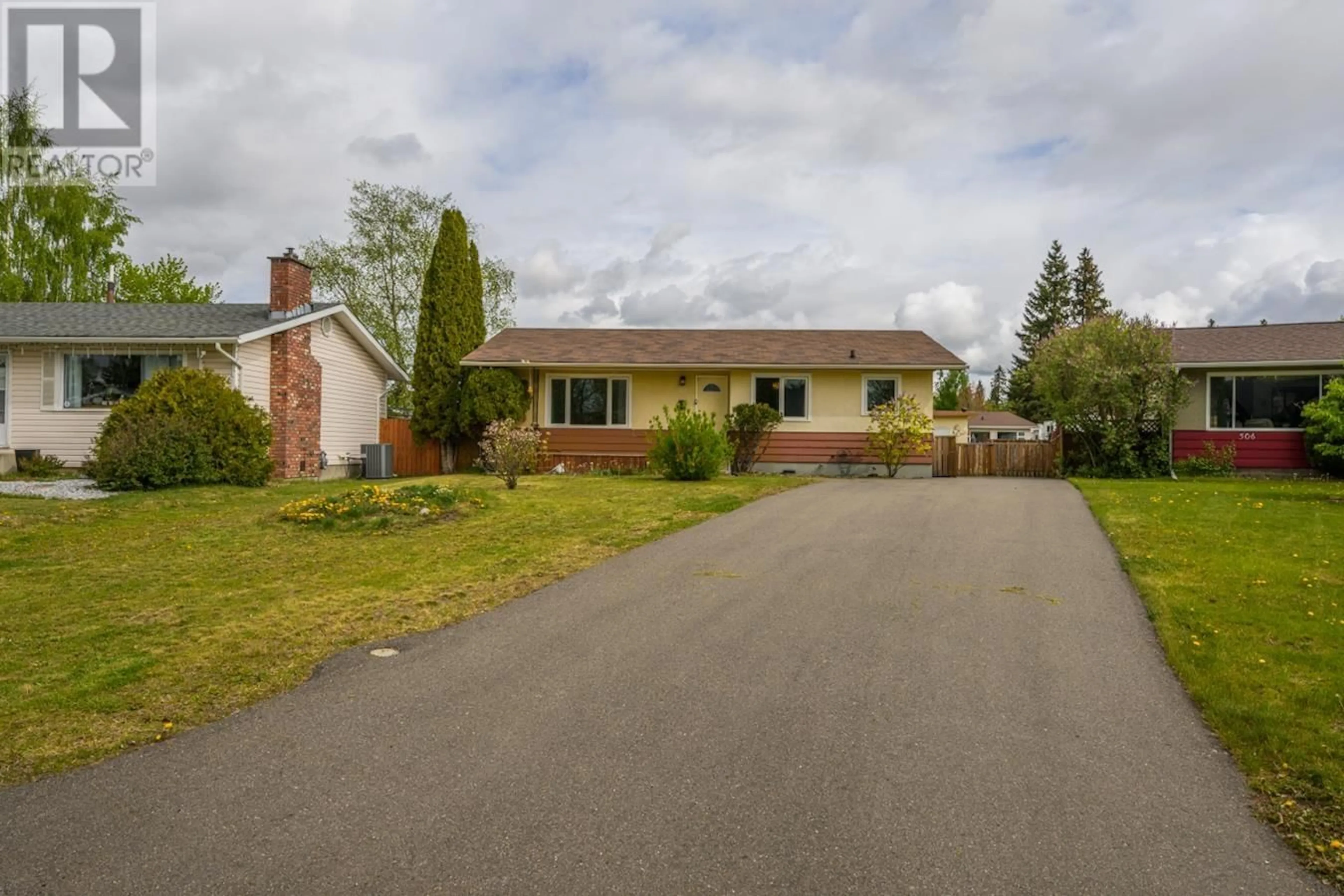 A pic from outside/outdoor area/front of a property/back of a property/a pic from drone, street for 510 RUNNALLS AVENUE, Prince George British Columbia V2N1Y9