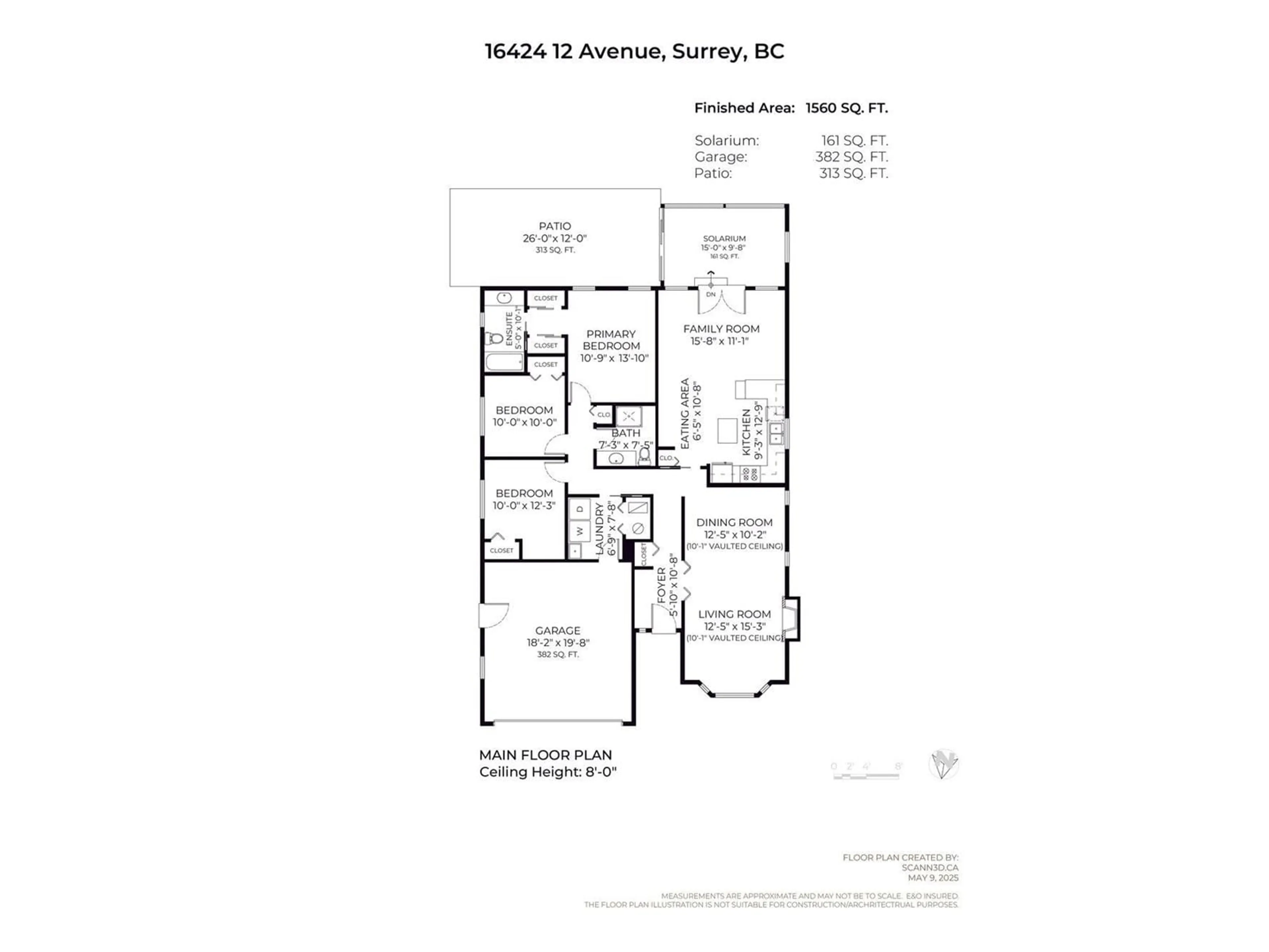 Floor plan for 16424 12, Surrey British Columbia V4A9H6