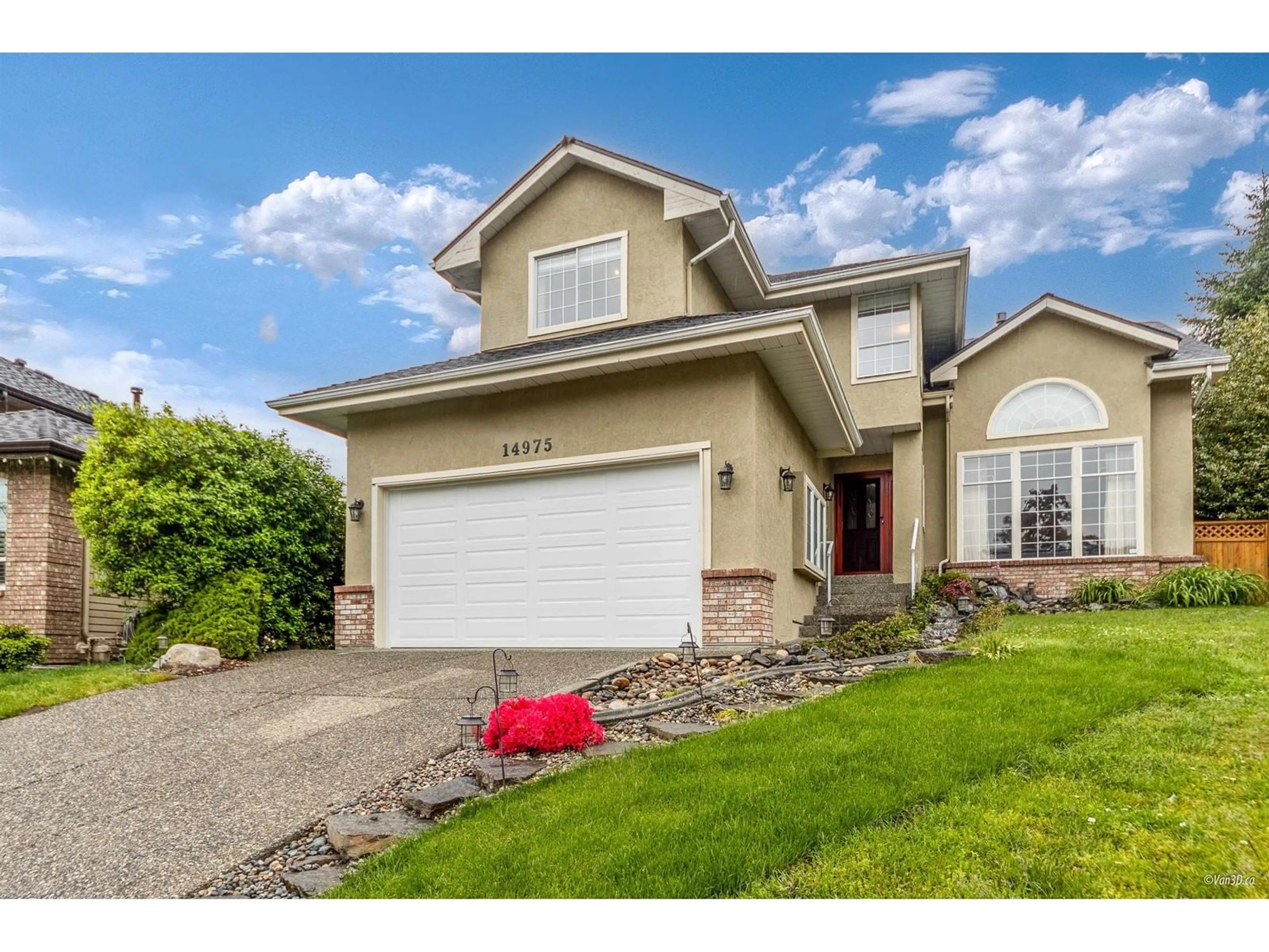 Home with vinyl exterior material, street for 14975 83A, Surrey British Columbia V3S7S2