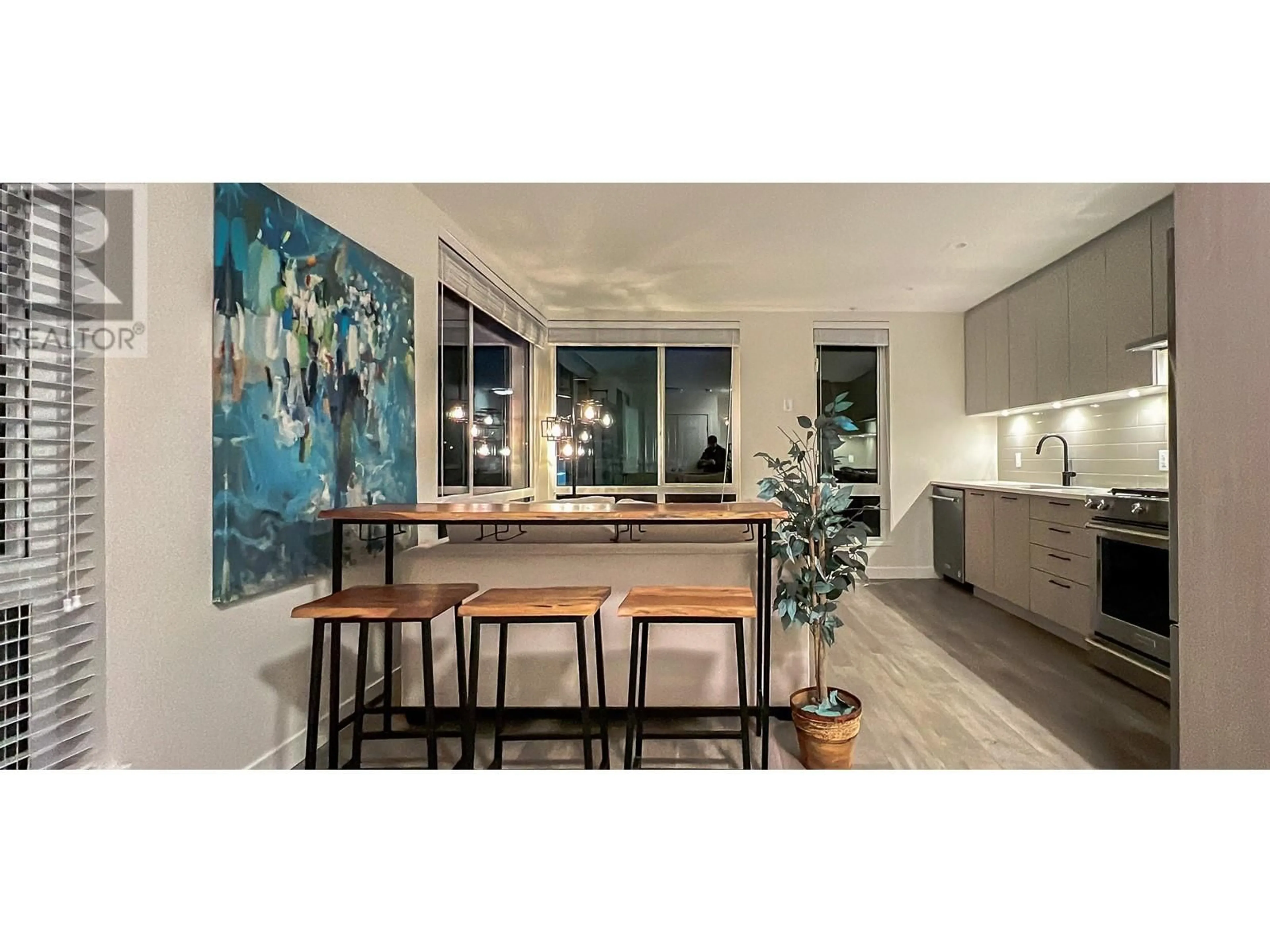 Contemporary kitchen, ceramic/tile floor for 124 - 708 LEA AVENUE, Coquitlam British Columbia V3J4H5