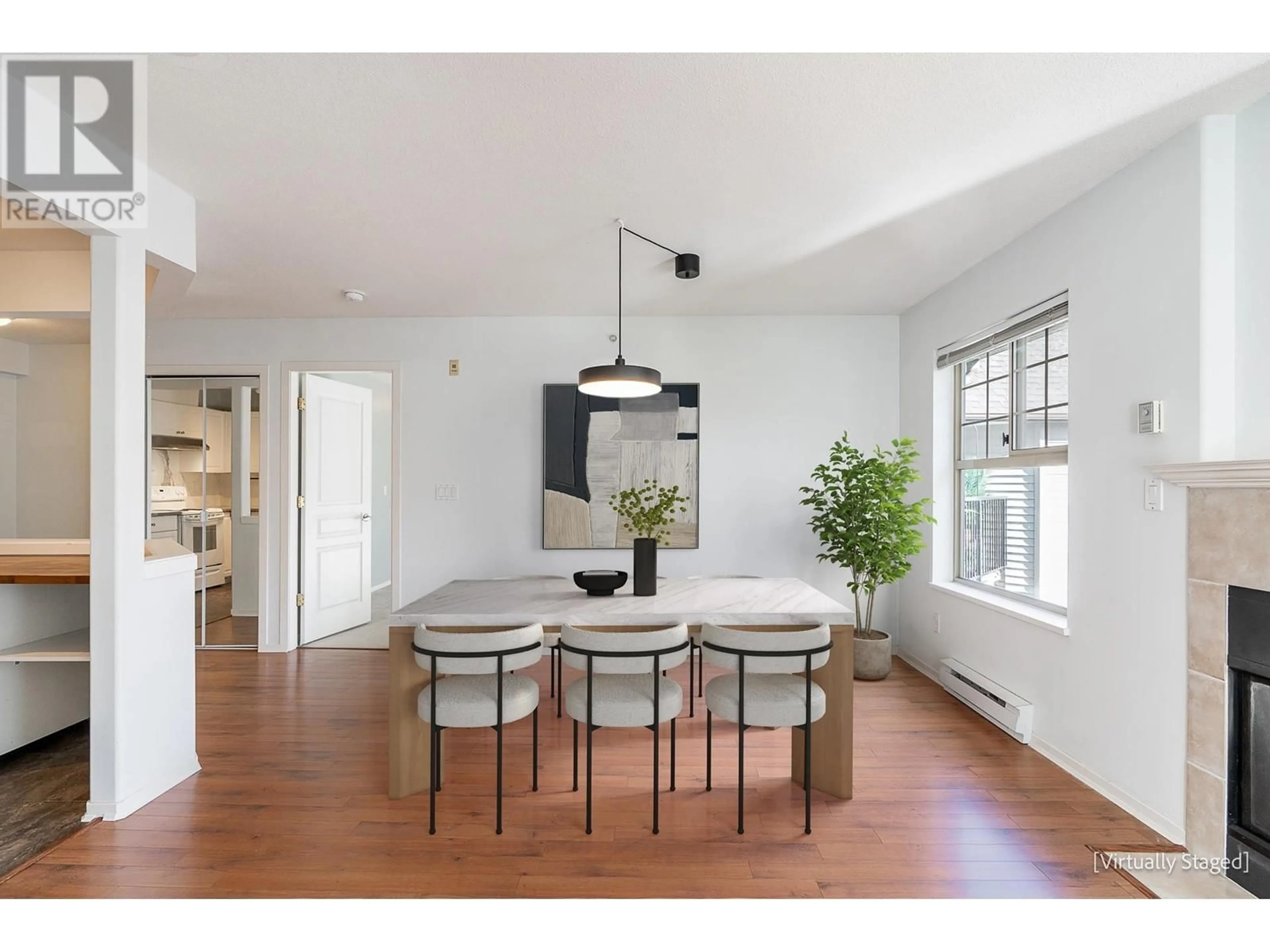 Dining room, wood/laminate floor for 511 - 215 TWELFTH STREET, New Westminster British Columbia V3M4H4