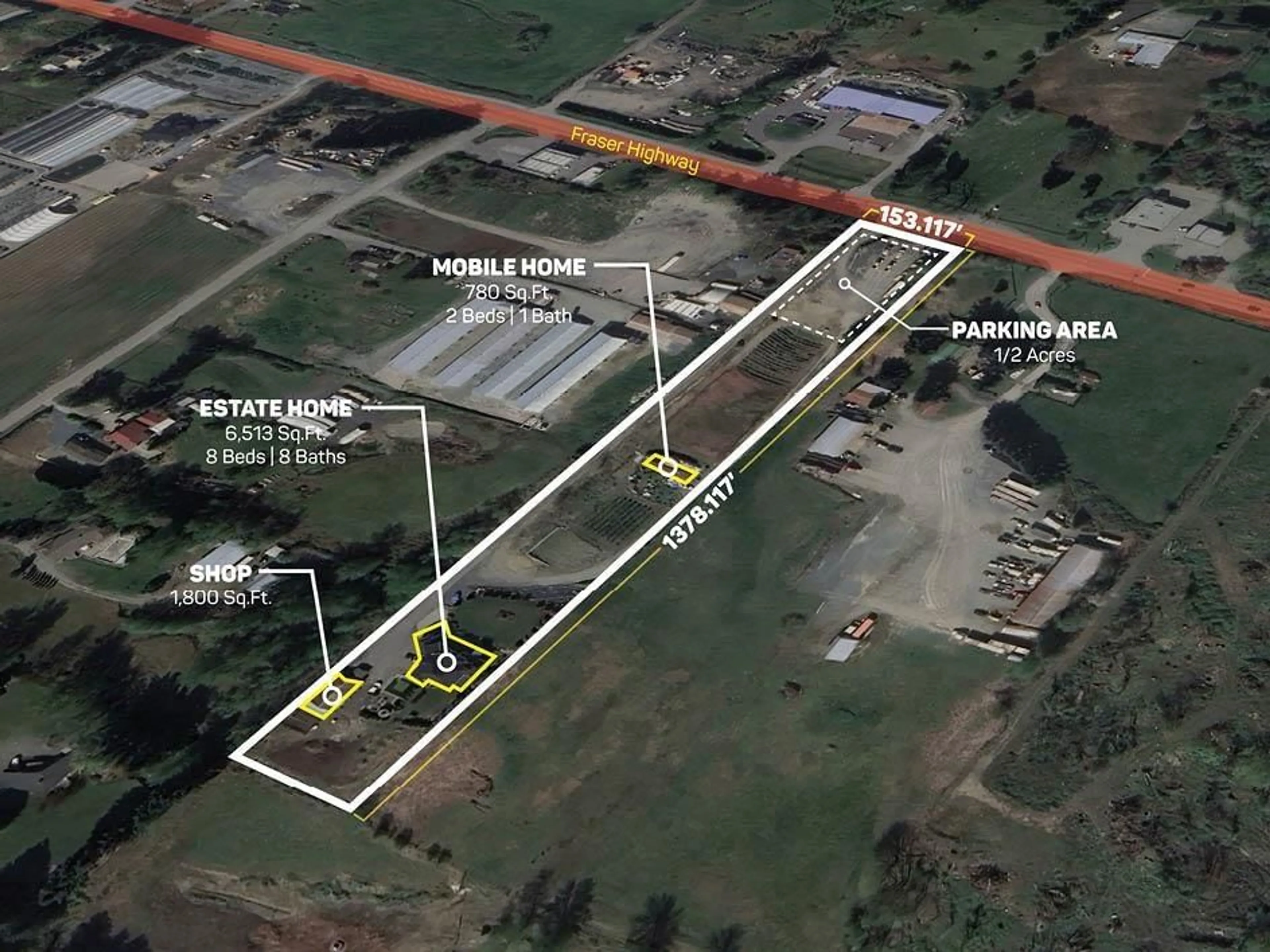 Picture of a map for 28422 FRASER, Abbotsford British Columbia V4X1K8