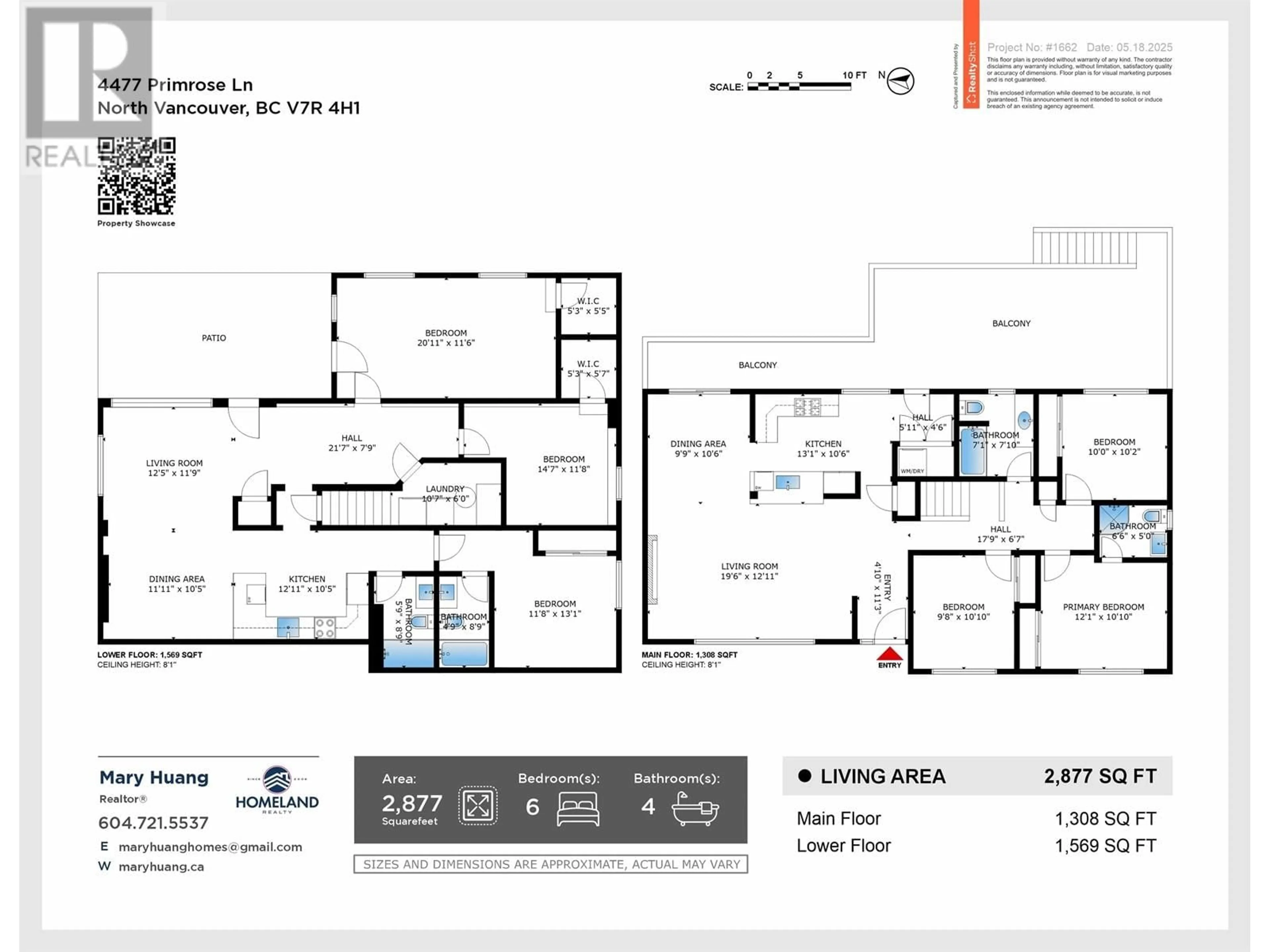Floor plan for 4477 PRIMROSE LANE, North Vancouver British Columbia V7R4H1