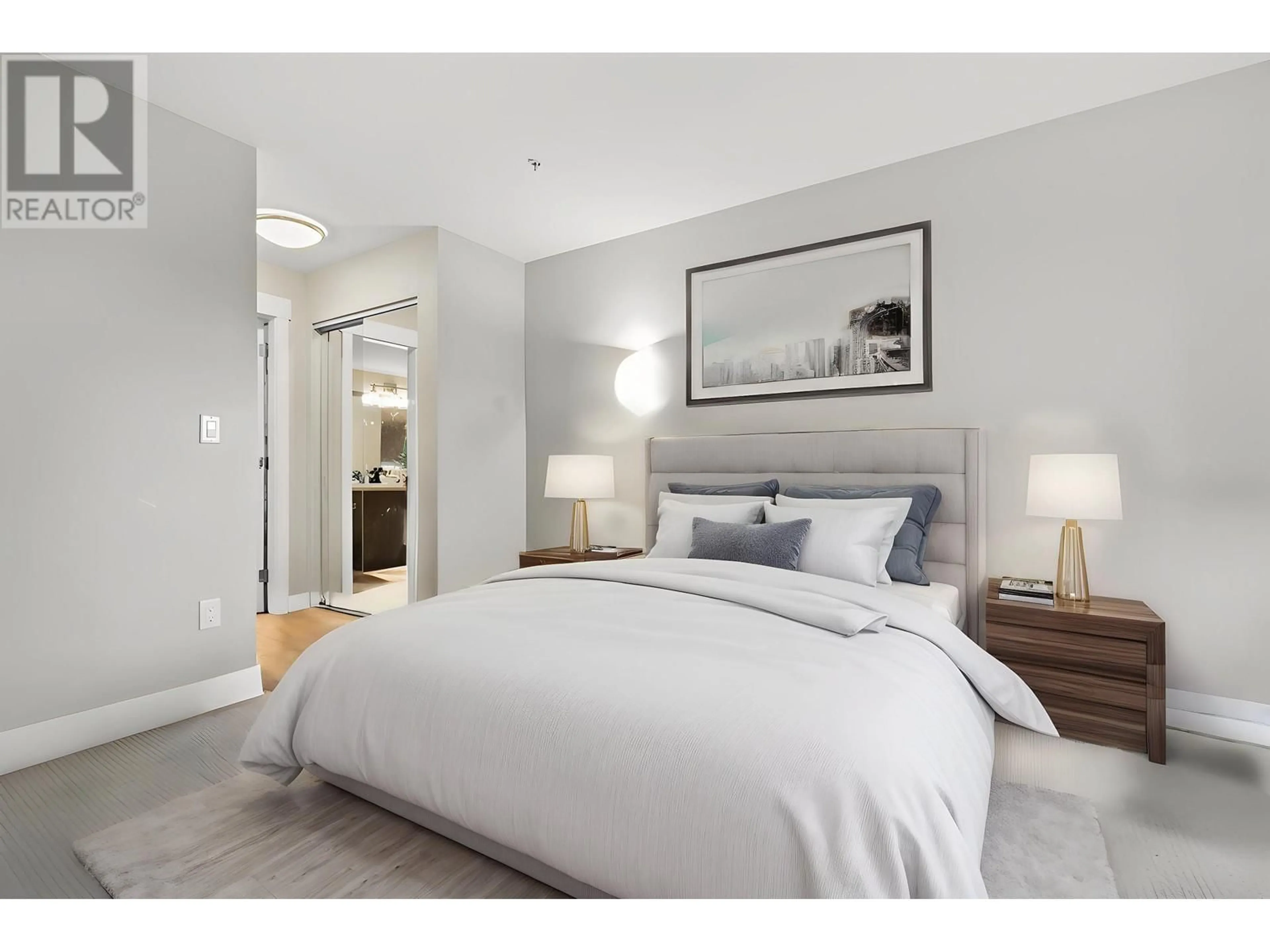 Bedroom with bed, unknown for 302 - 55 EIGHTH AVENUE, New Westminster British Columbia V3L0E8
