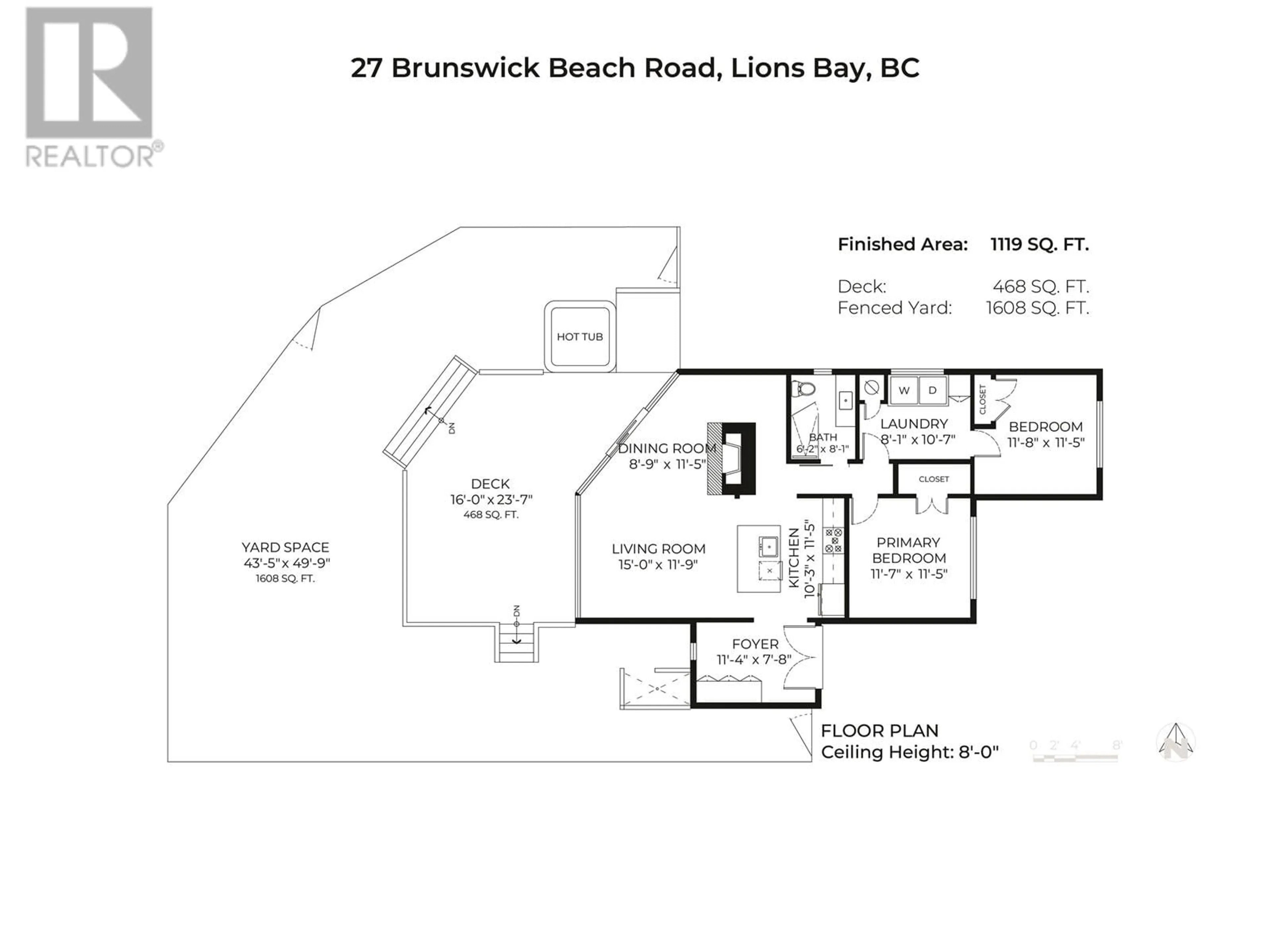 Floor plan for 27 BRUNSWICK BEACH ROAD, Lions Bay British Columbia V0N2E0