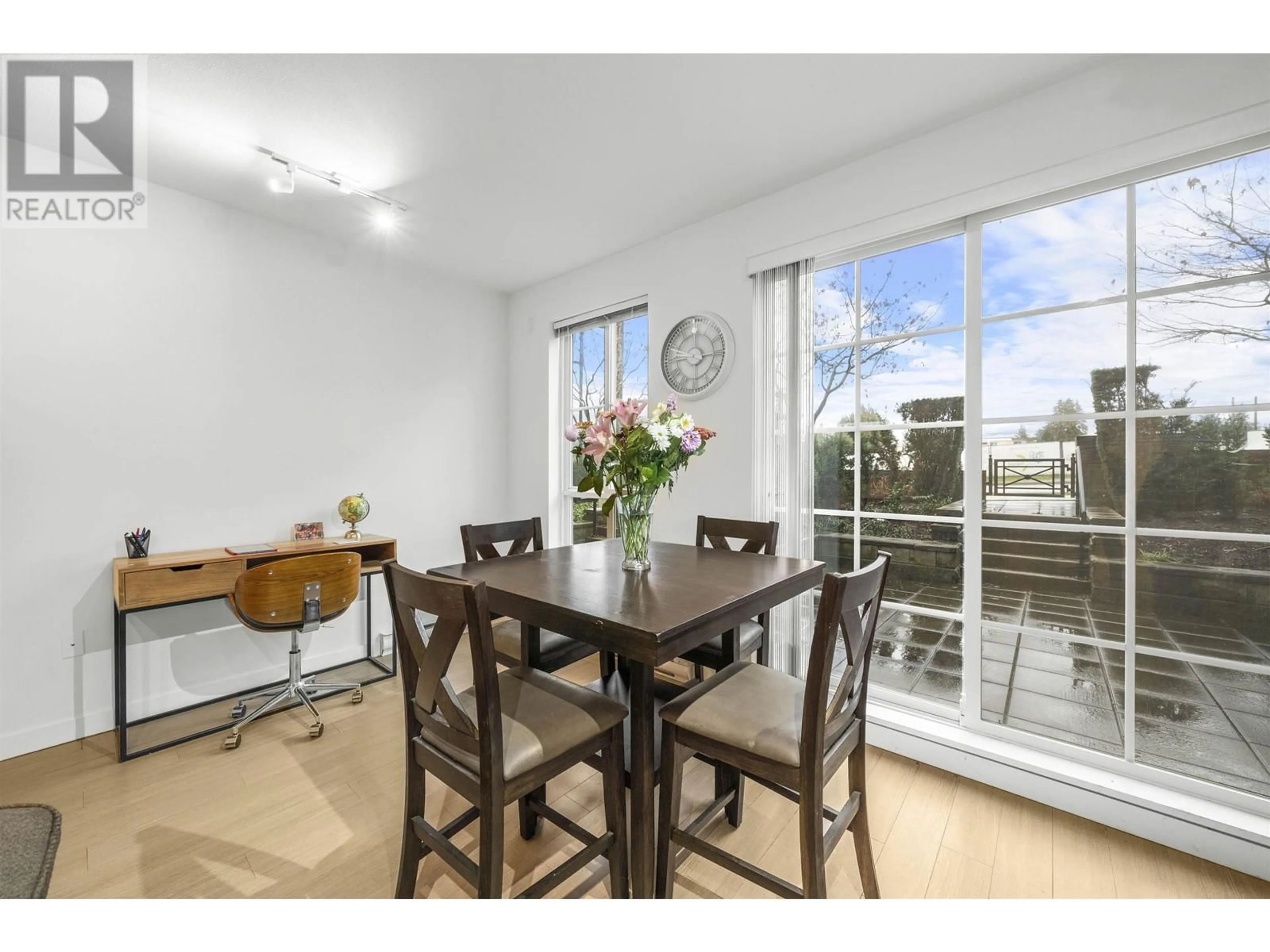 Dining room, wood/laminate floor for 106 - 618 COMO LAKE AVENUE, Coquitlam British Columbia V3J0G1