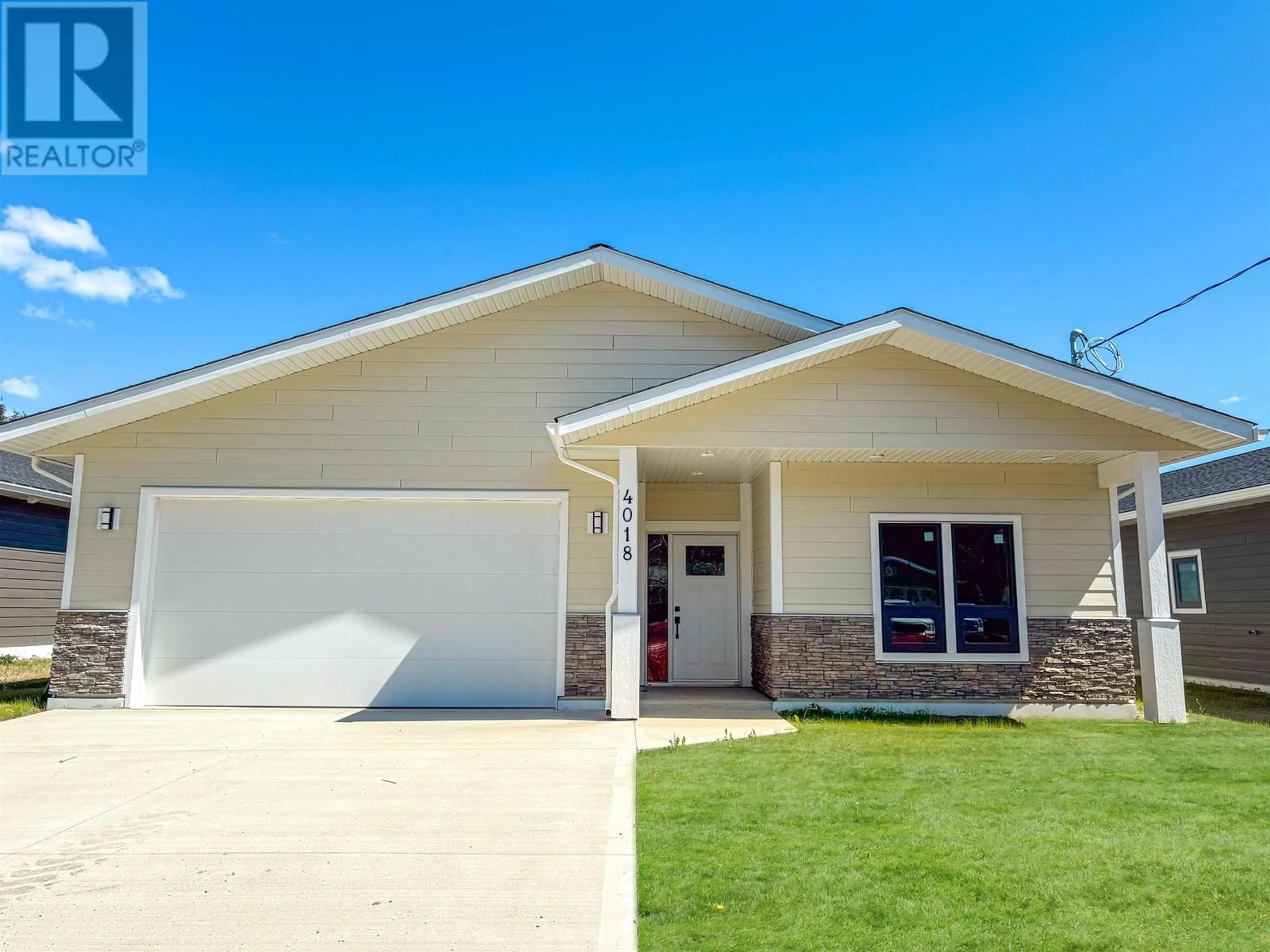 Home with vinyl exterior material, street for 4018 THOMAS STREET, Terrace British Columbia V8G0L3