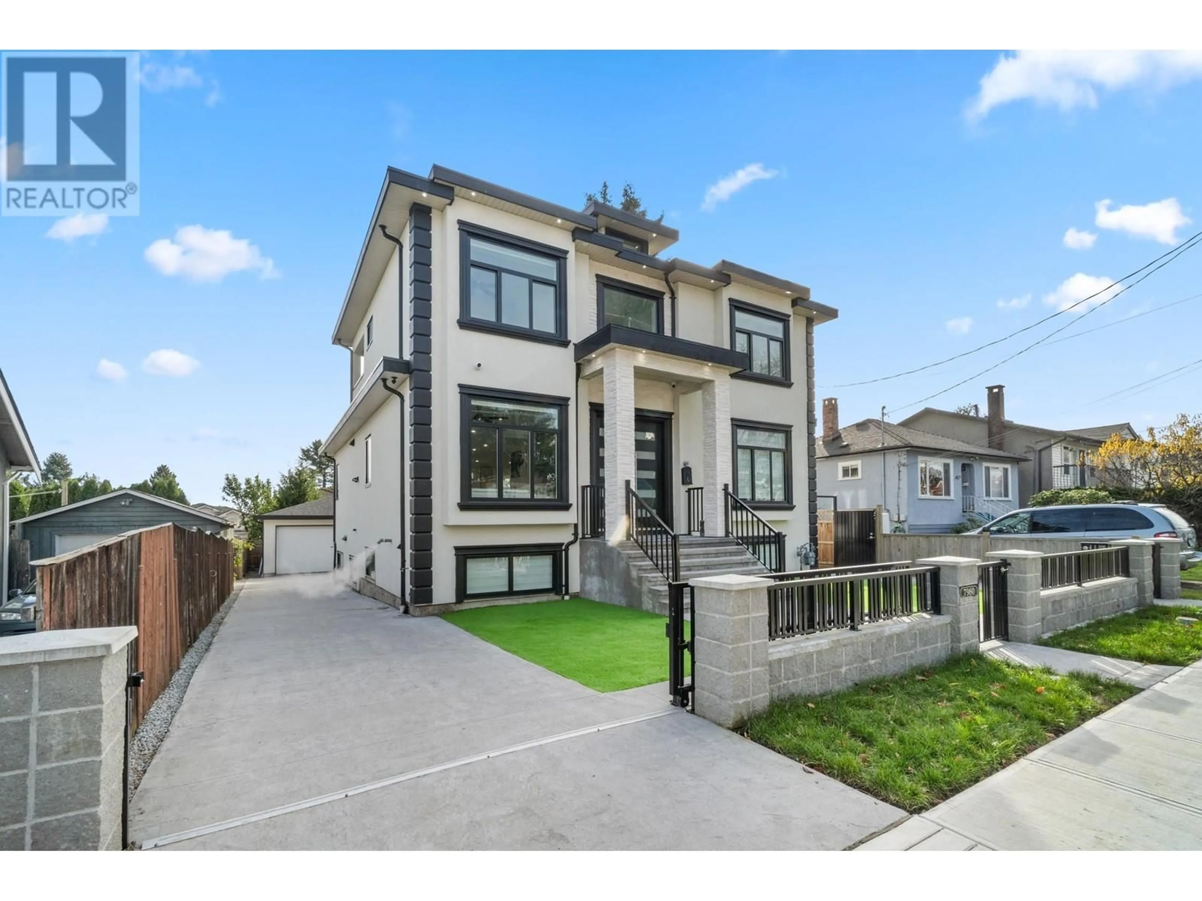 Home with brick exterior material, street for 7980 15TH AVENUE, Burnaby British Columbia V3N1X1