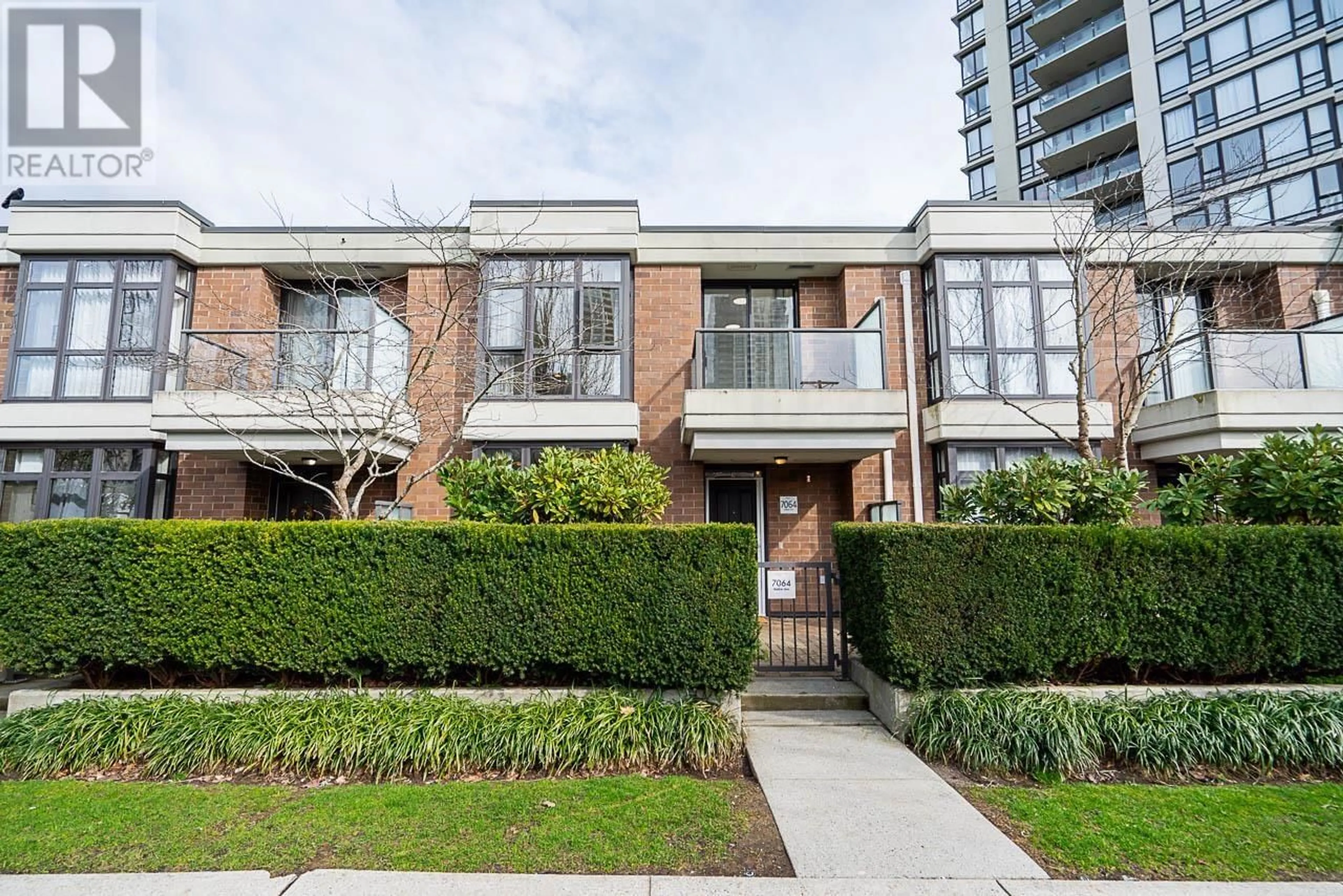 Home with brick exterior material, street for 7064 WALKER AVENUE, Burnaby British Columbia V5E3C5