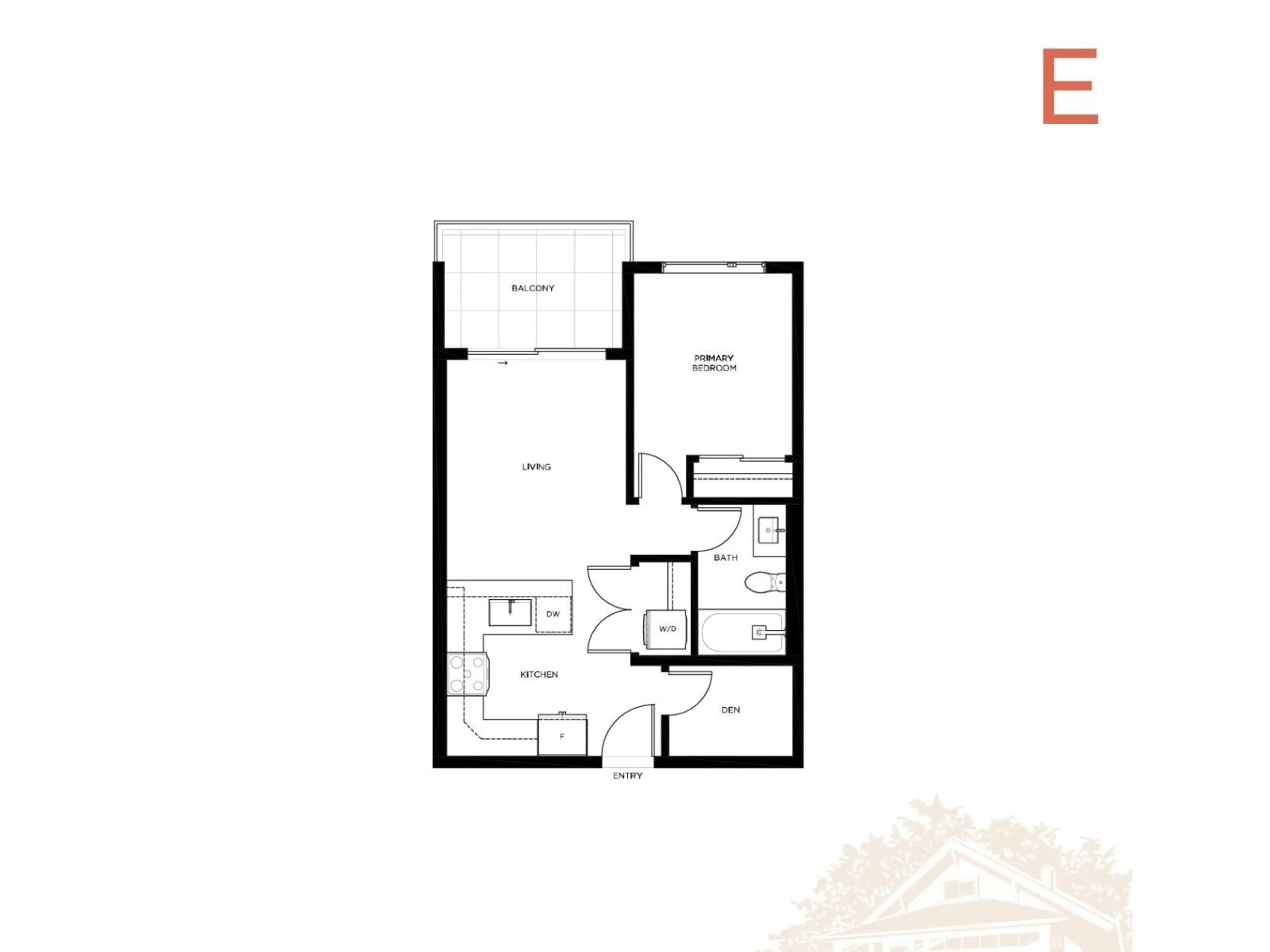 Floor plan for 208 - 17783 56A, Surrey British Columbia V3S7M5
