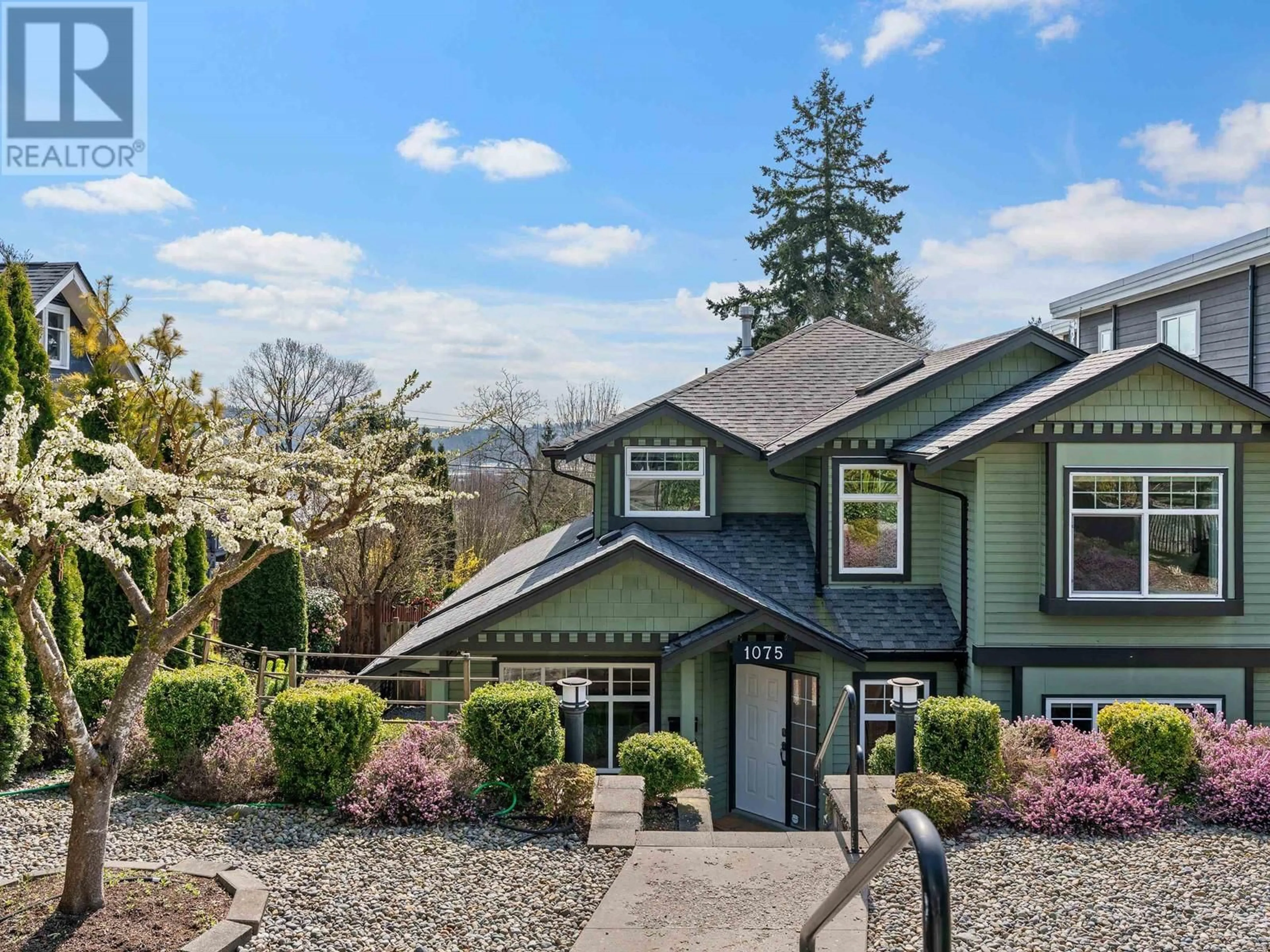 A pic from outside/outdoor area/front of a property/back of a property/a pic from drone, mountain view for 1075 ADDERLEY STREET, North Vancouver British Columbia V7L1T4