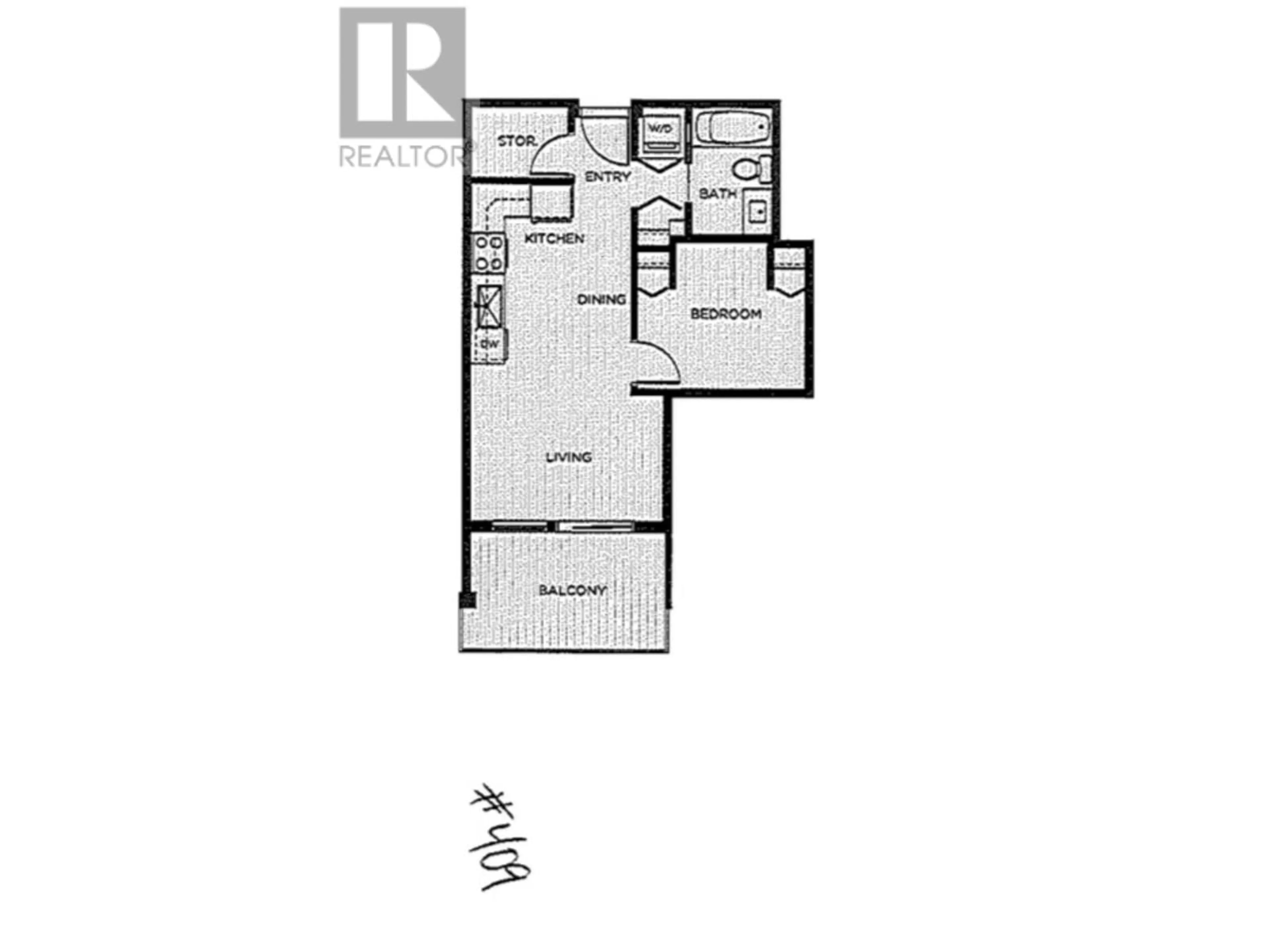 Floor plan for 409 - 1150 BAILEY STREET, Squamish British Columbia V8B0R4