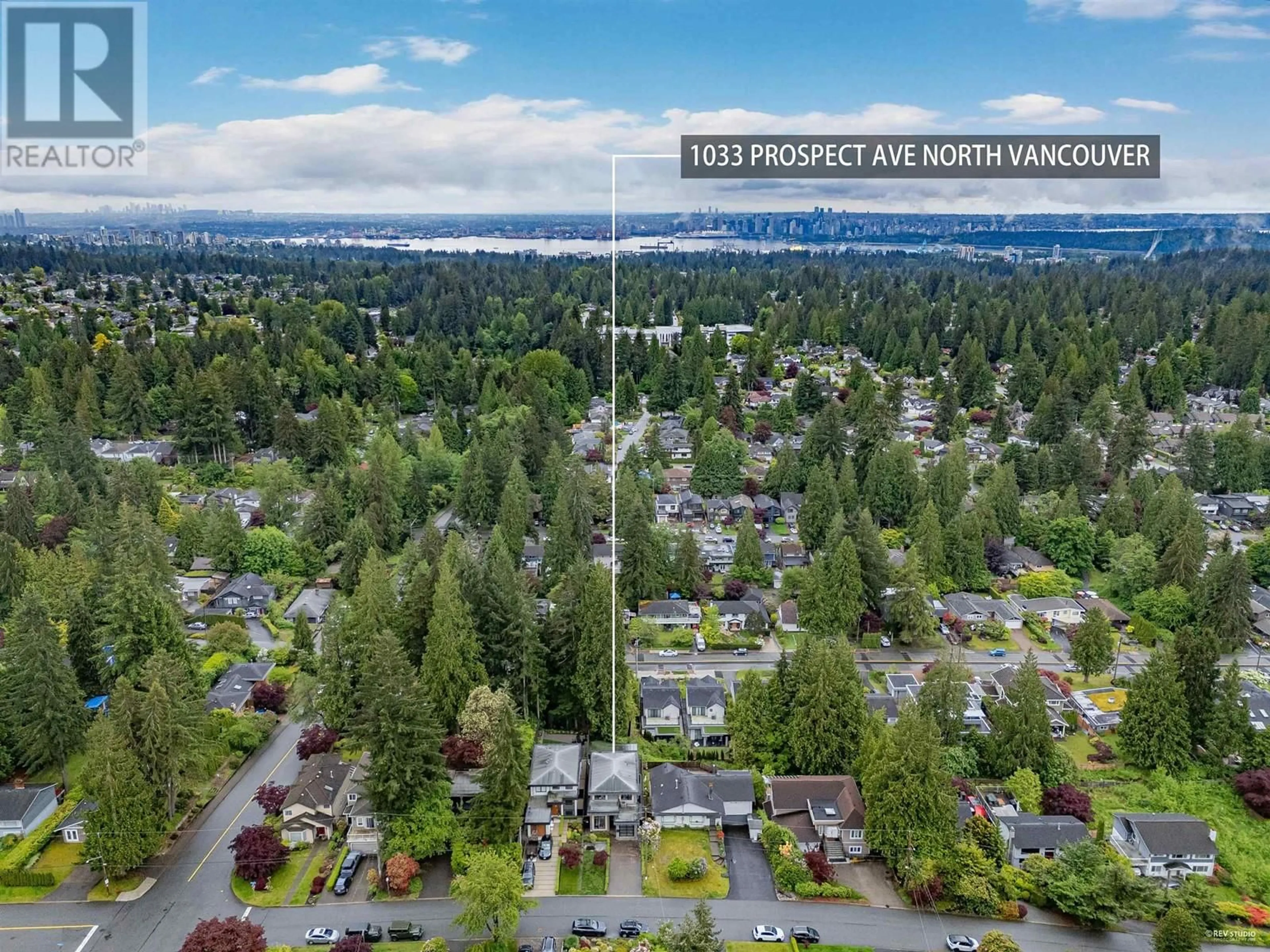 A pic from outside/outdoor area/front of a property/back of a property/a pic from drone, forest/trees view for 1033 PROSPECT AVENUE, North Vancouver British Columbia V7R2M6