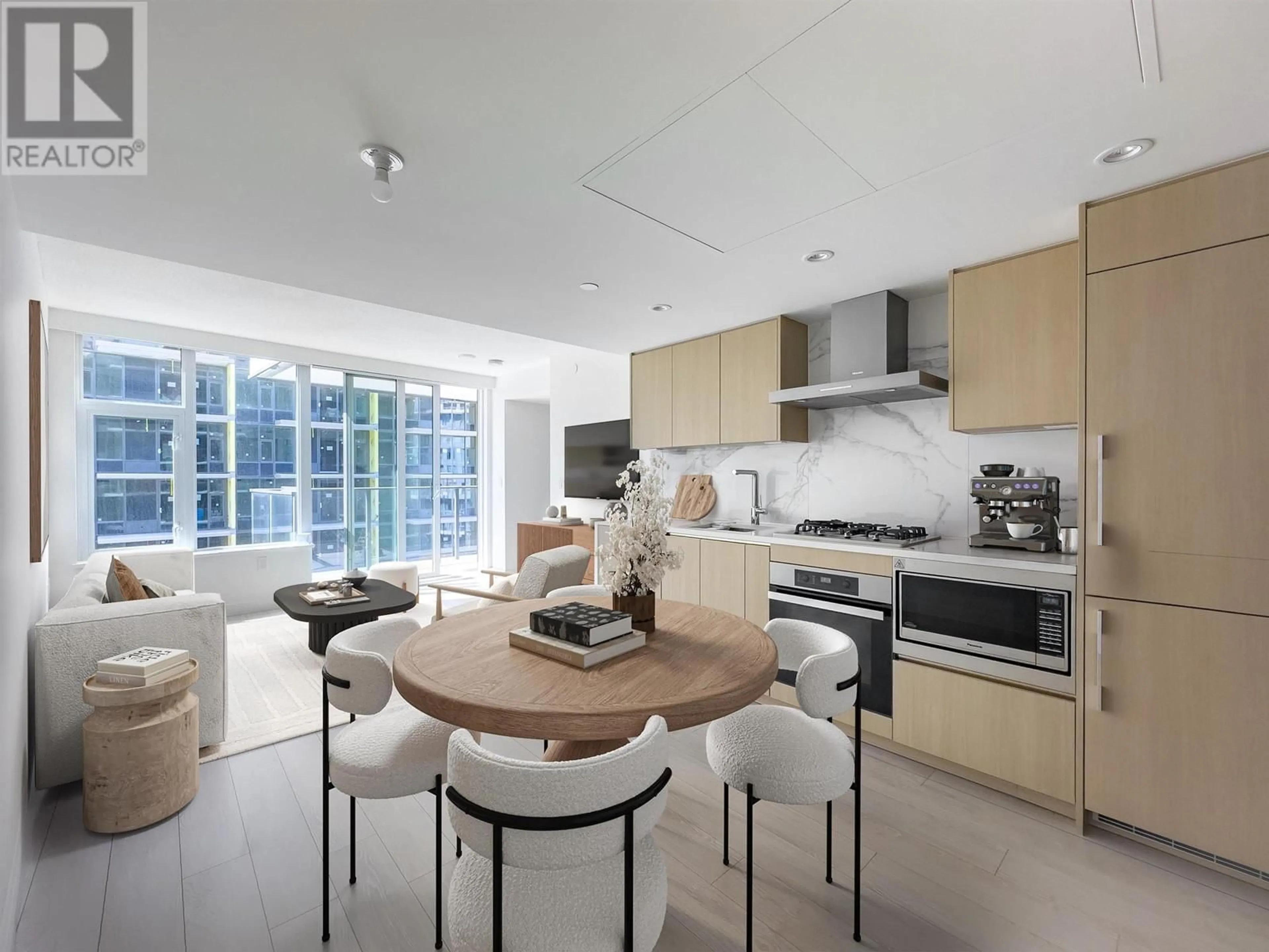 Open concept kitchen, ceramic/tile floor for 1083 - 8608 HAZELBRIDGE WAY, Richmond British Columbia V6X0W2