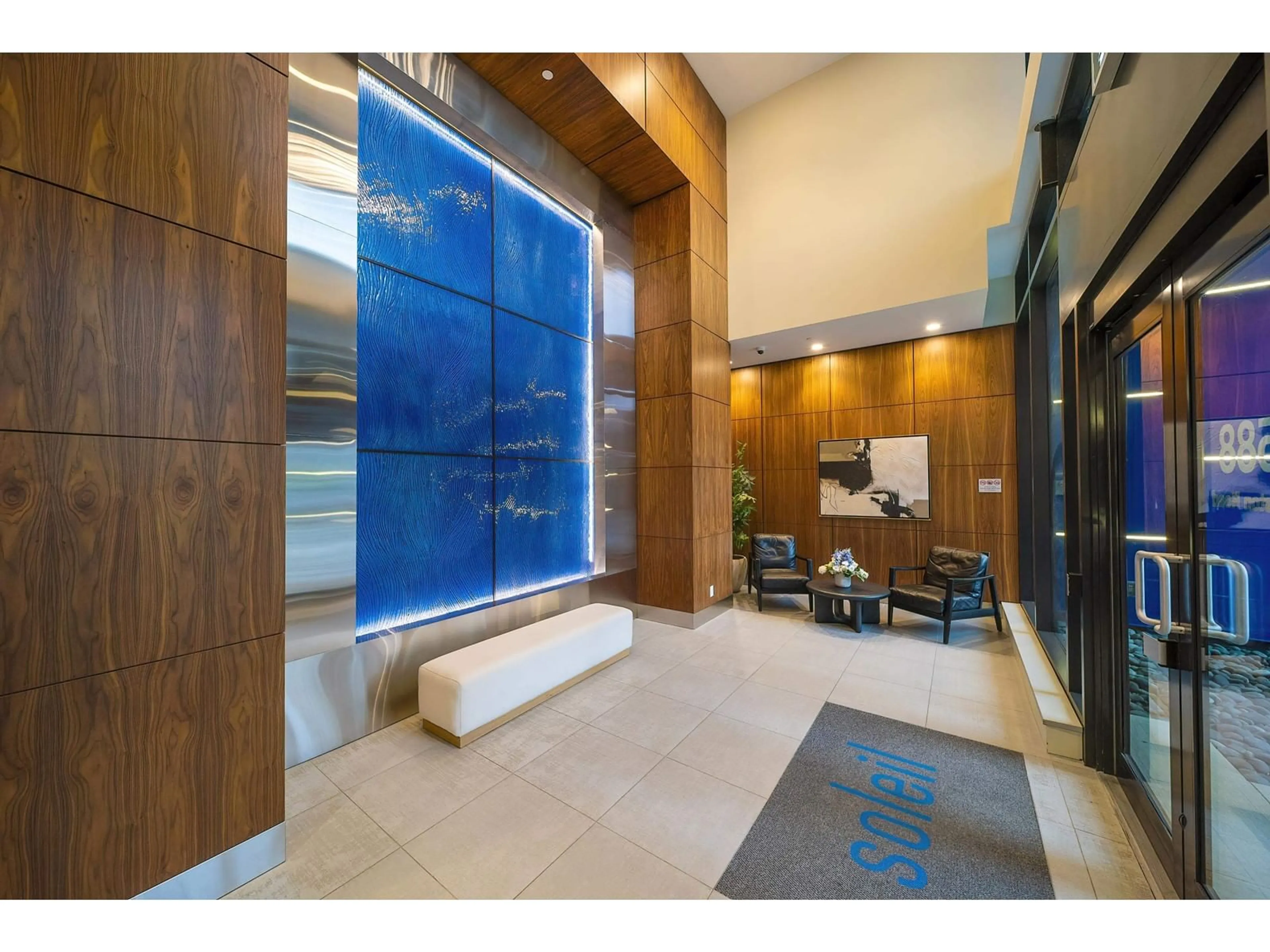 Indoor foyer for 606 - 1588 JOHNSTON, White Rock British Columbia V4B0C5