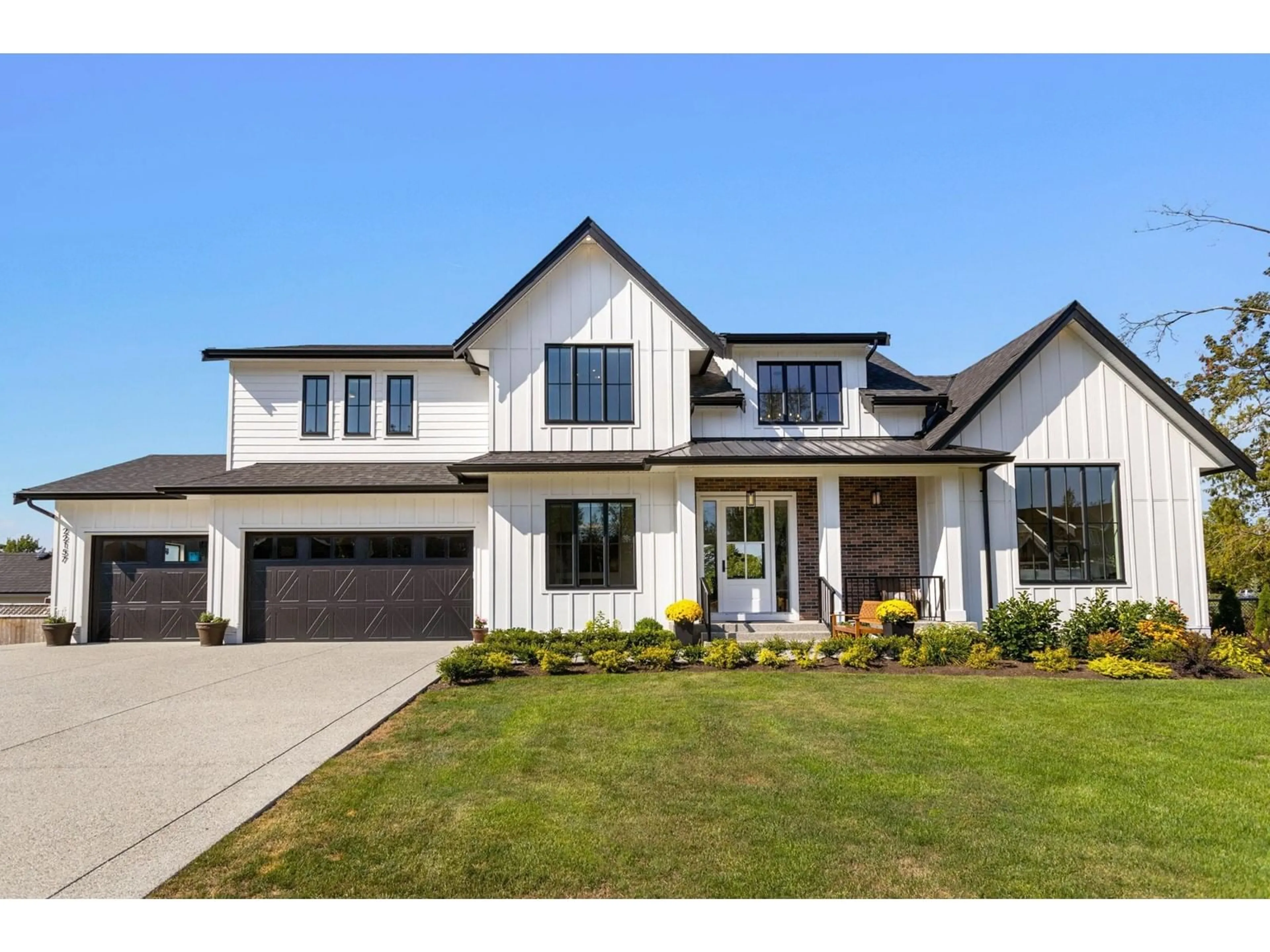 Home with brick exterior material, street for 22157 44A, Langley British Columbia V2Z0B5