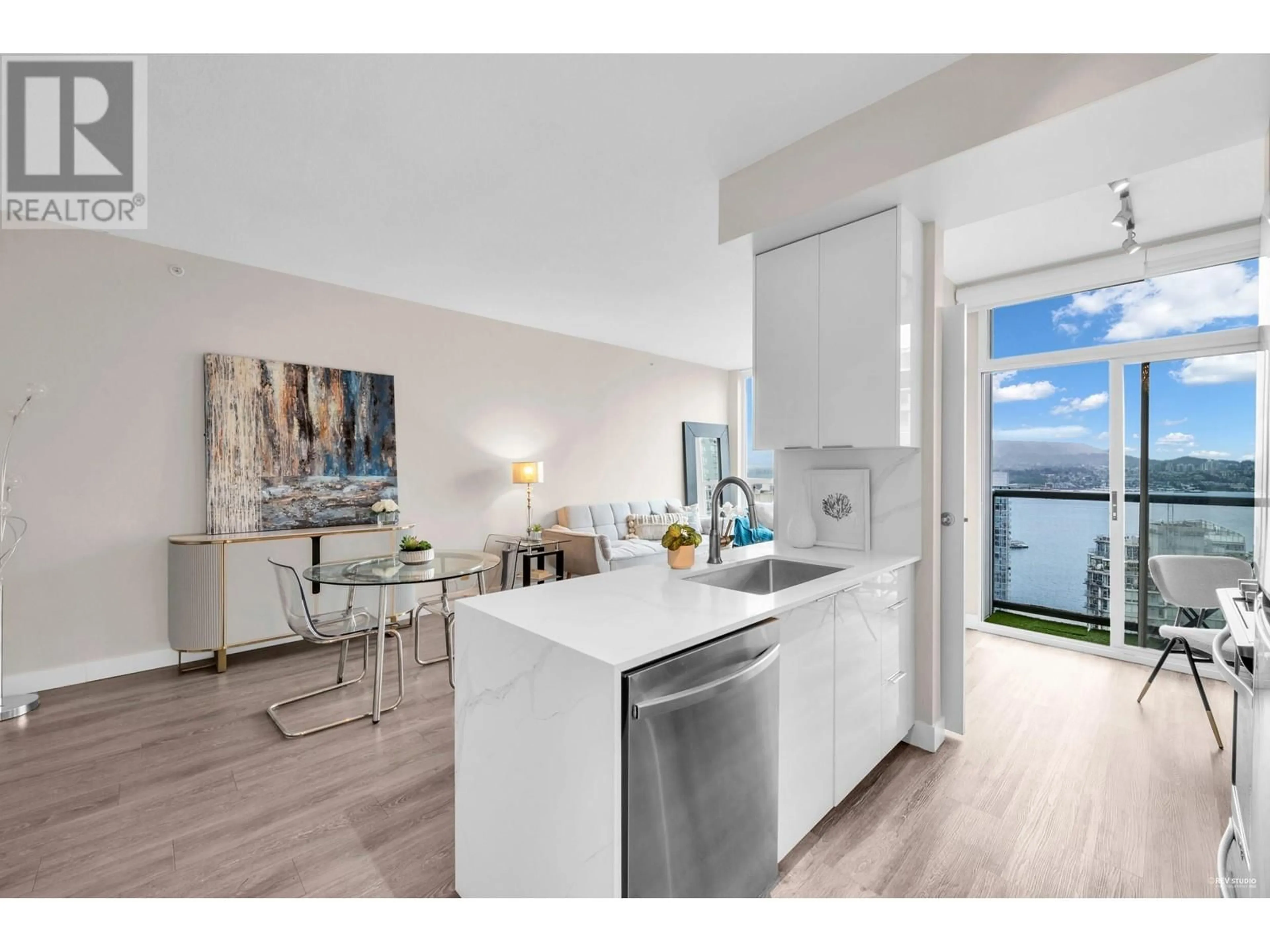 Open concept kitchen, unknown for 3208 - 1239 GEORGIA STREET, Vancouver British Columbia V6E3J5