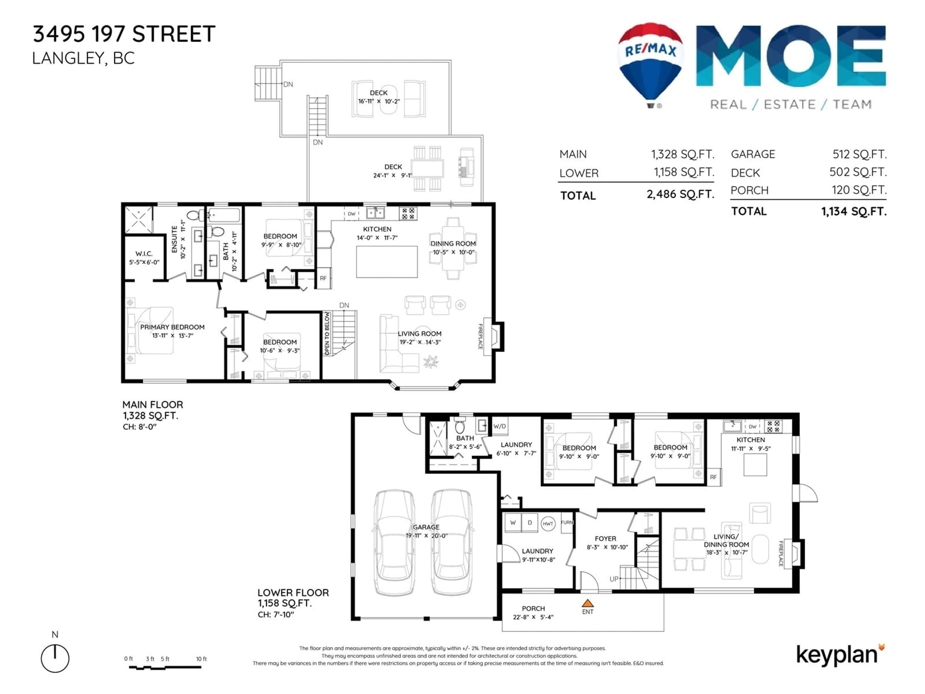 Floor plan for 3495 197, Langley British Columbia V3A7C4