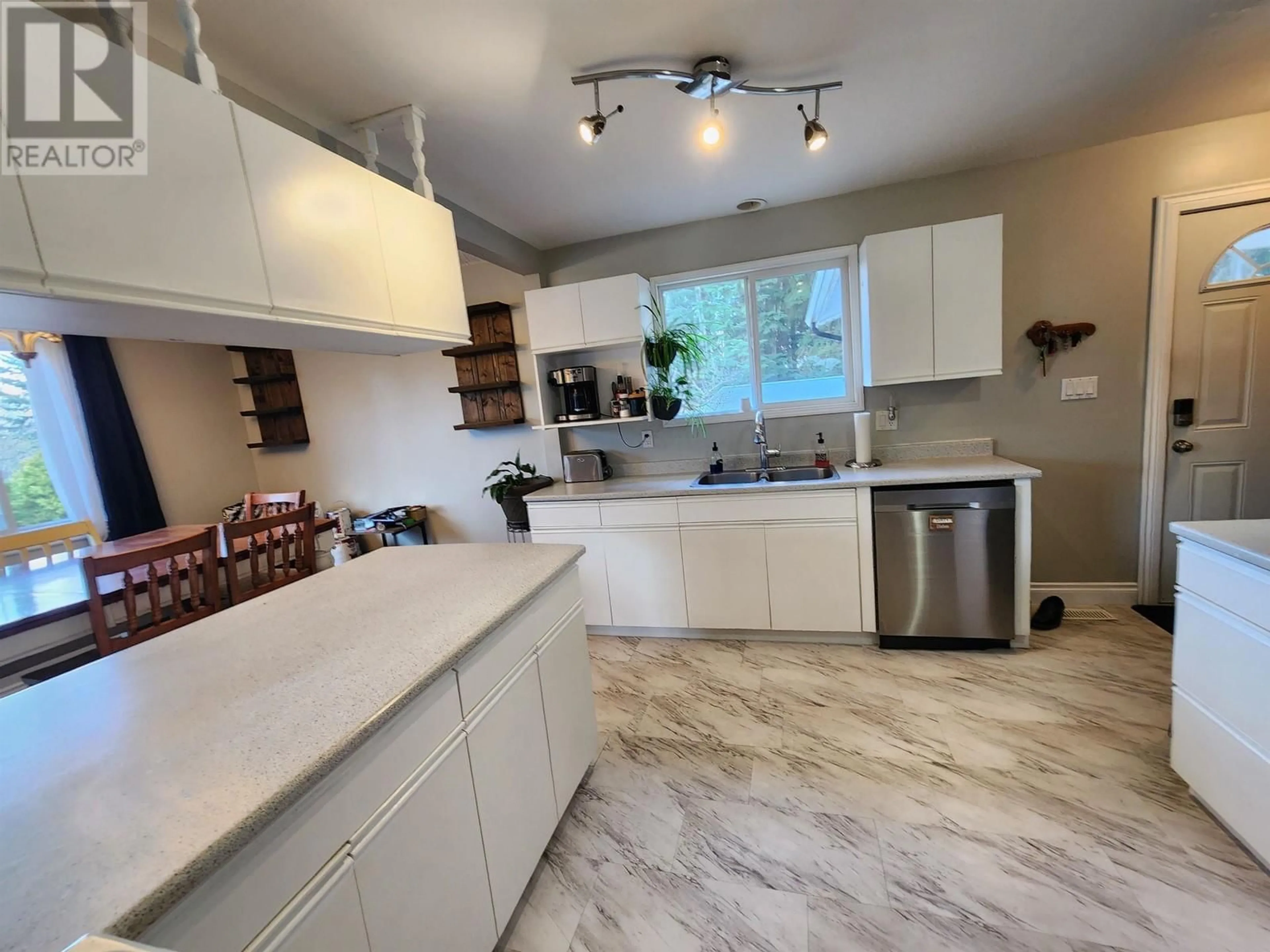 Open concept kitchen, ceramic/tile floor for 6151 CALEDONIA CRESCENT, Prince George British Columbia V2N2H5