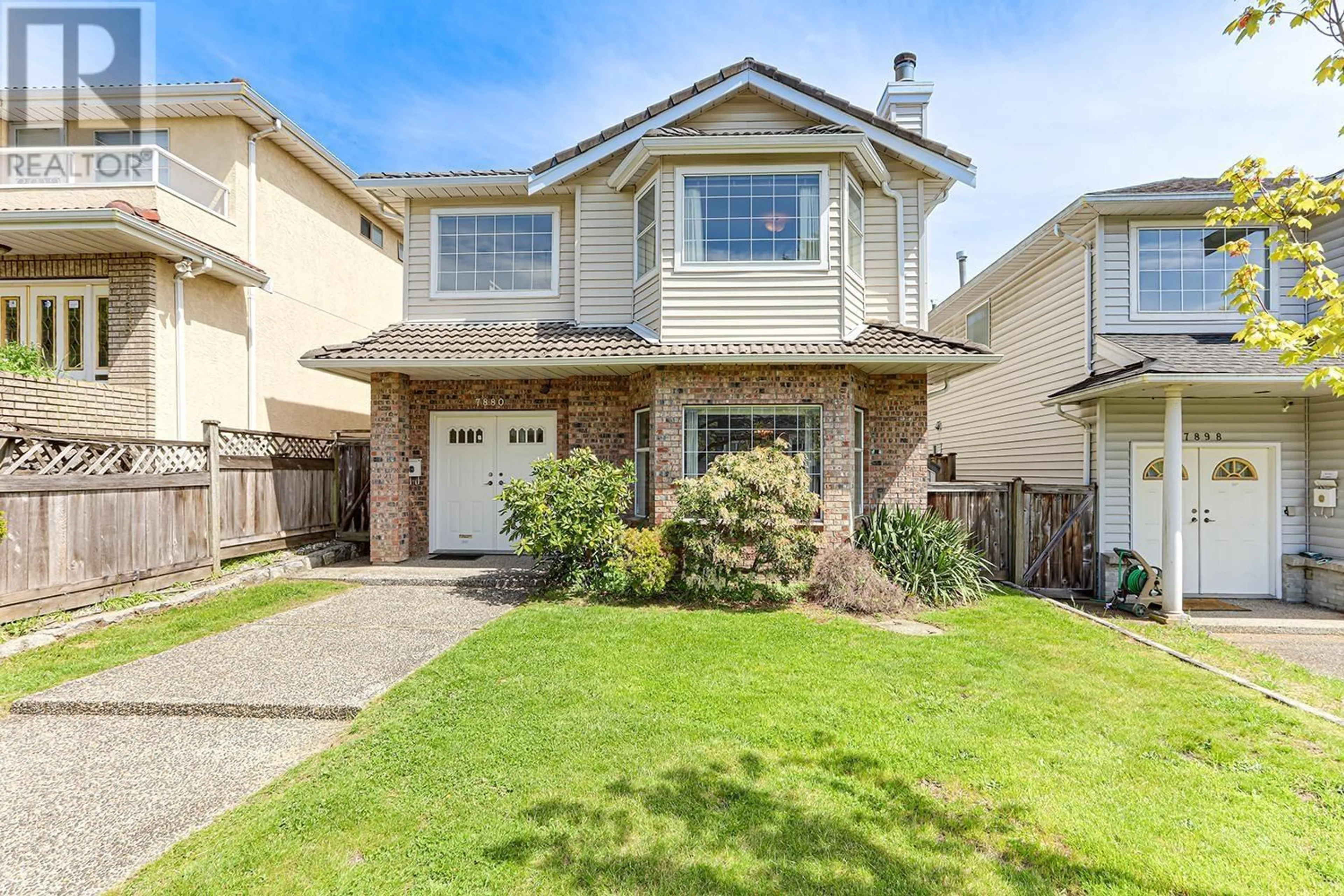 Home with vinyl exterior material, street for 7880 FRENCH STREET, Vancouver British Columbia V6P4V7