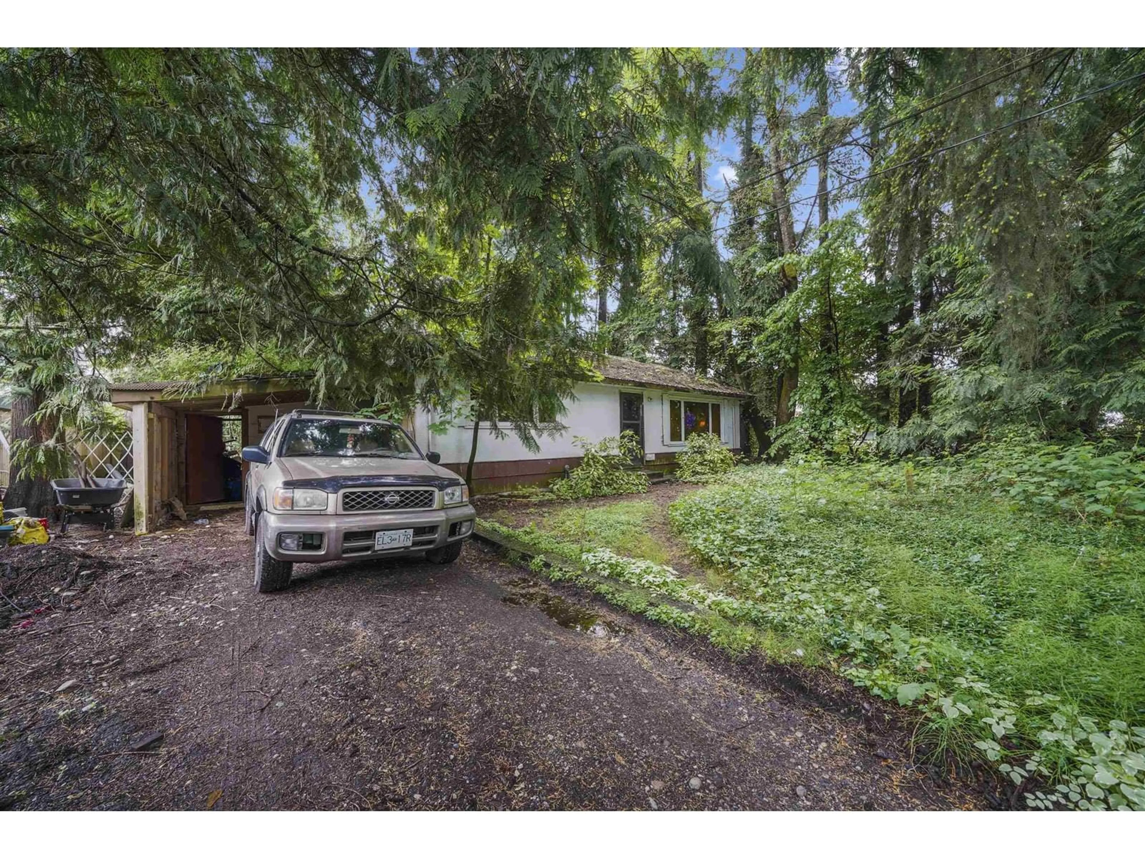 A pic from outside/outdoor area/front of a property/back of a property/a pic from drone, forest/trees view for 14924 90A, Surrey British Columbia V3R1B4