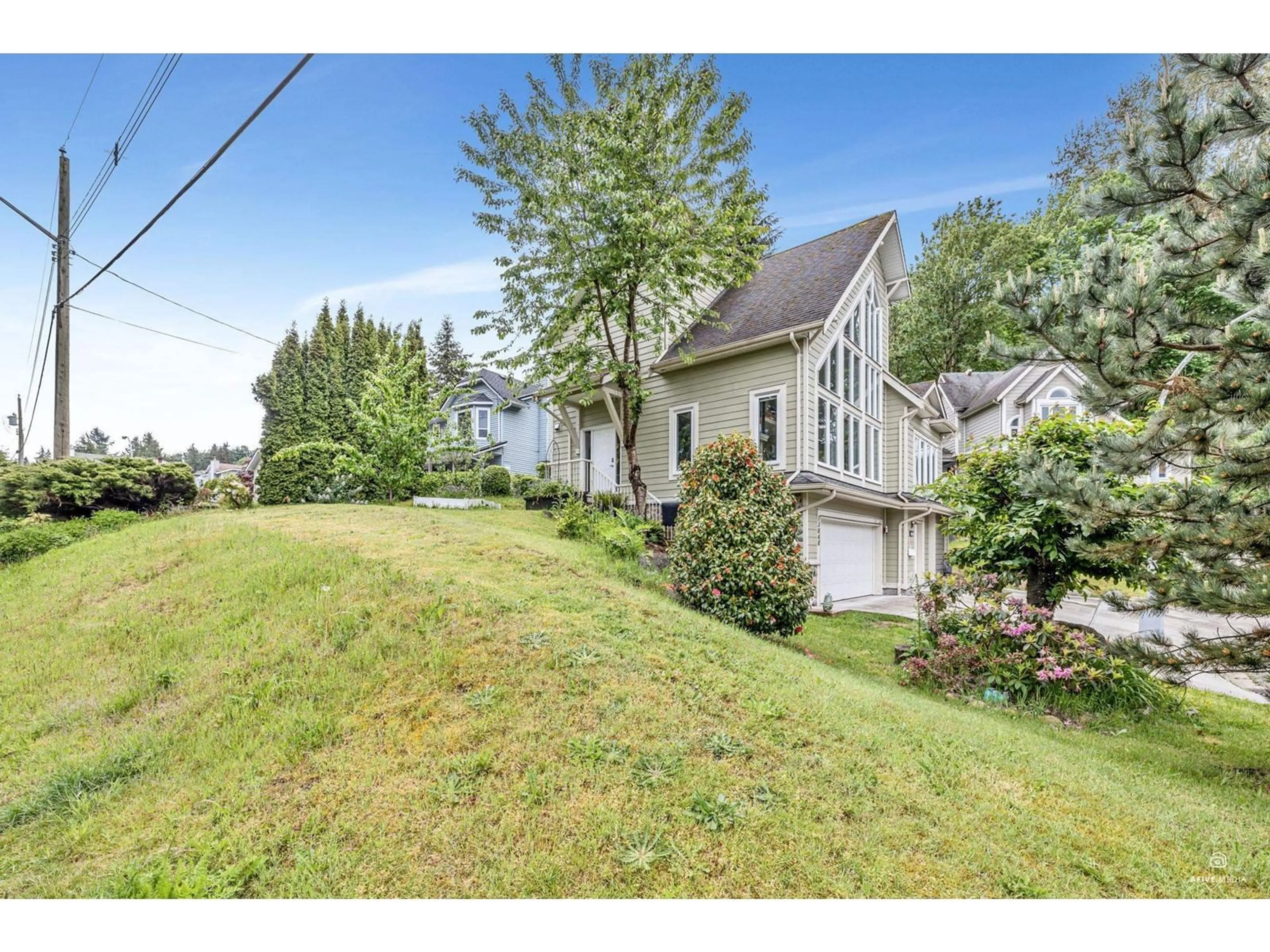A pic from outside/outdoor area/front of a property/back of a property/a pic from drone, street for 13848 116, Surrey British Columbia V3R2T2