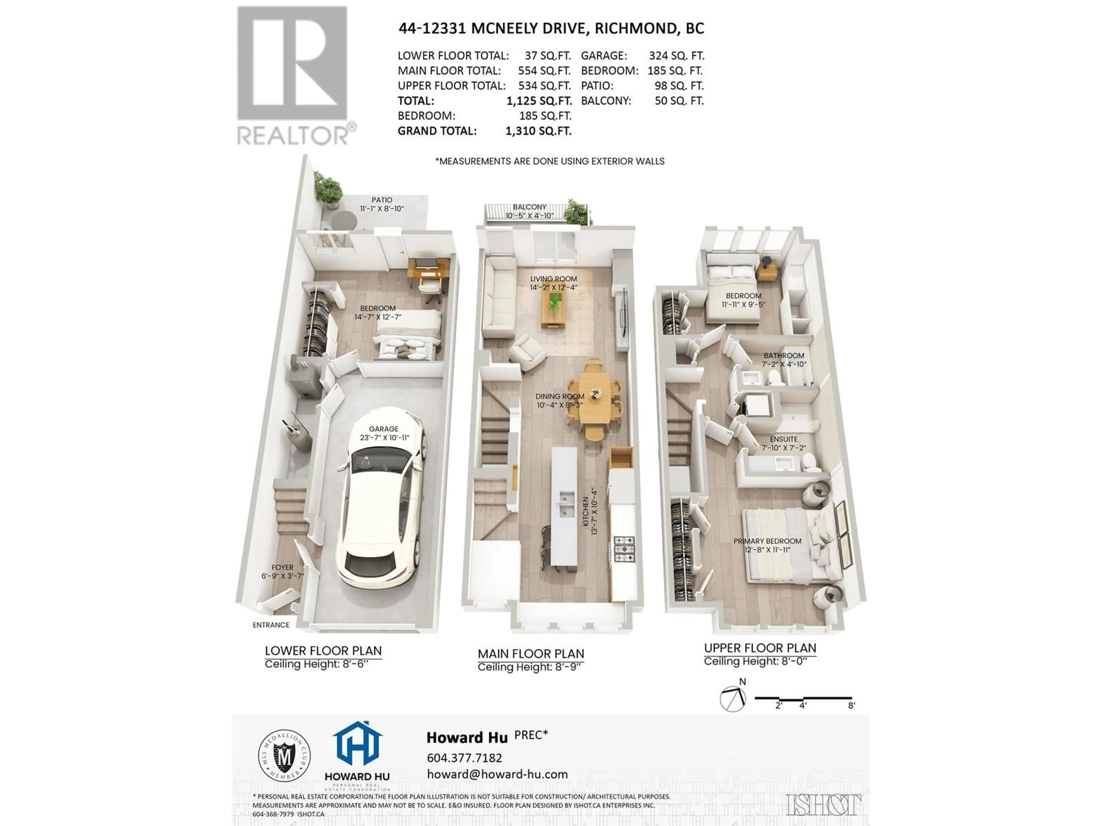 Floor plan for 44 - 12331 MCNEELY DRIVE, Richmond British Columbia V6V2S3