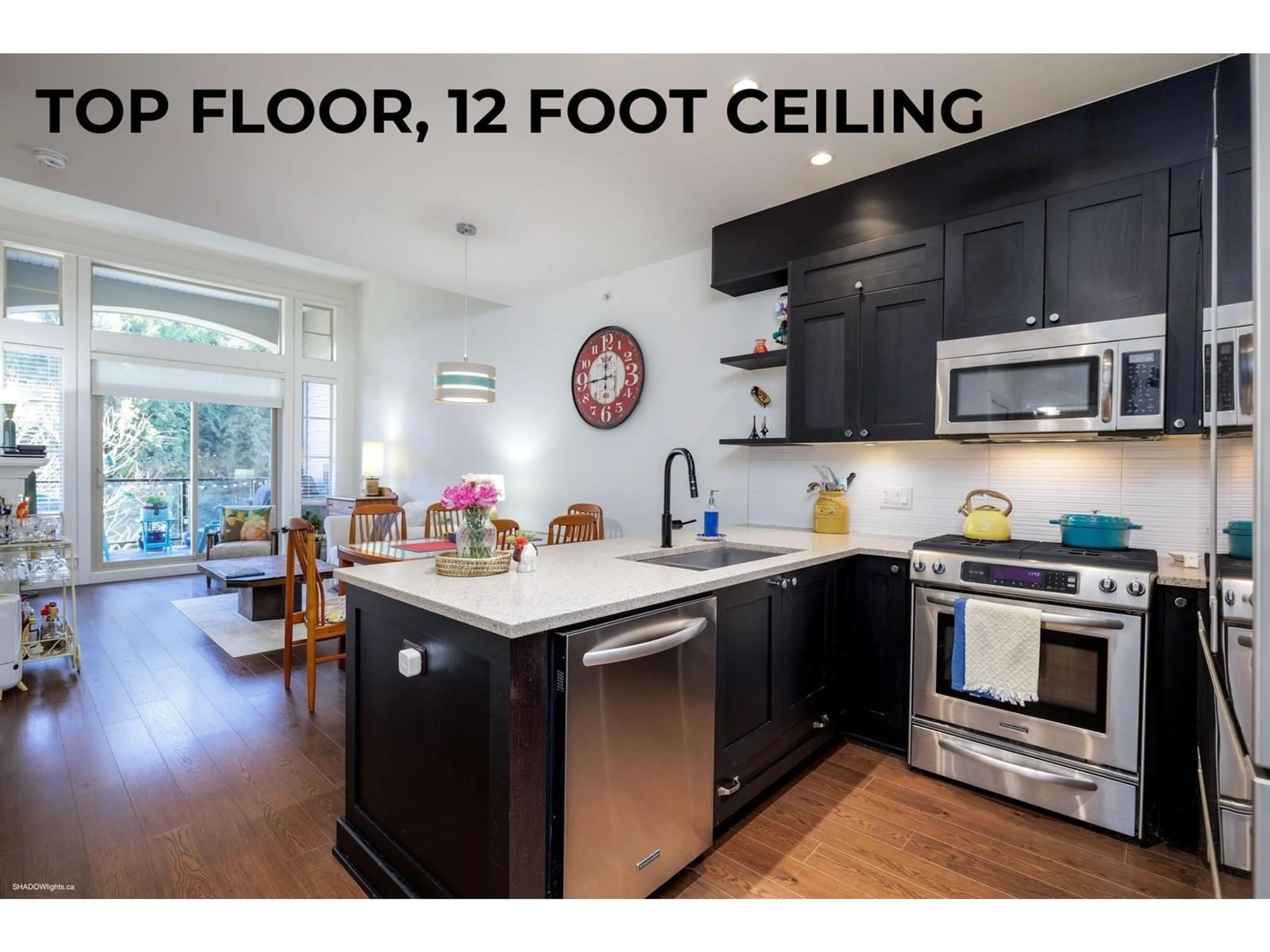 Open concept kitchen, unknown for 308 - 15185 36, Surrey British Columbia V3S4R3