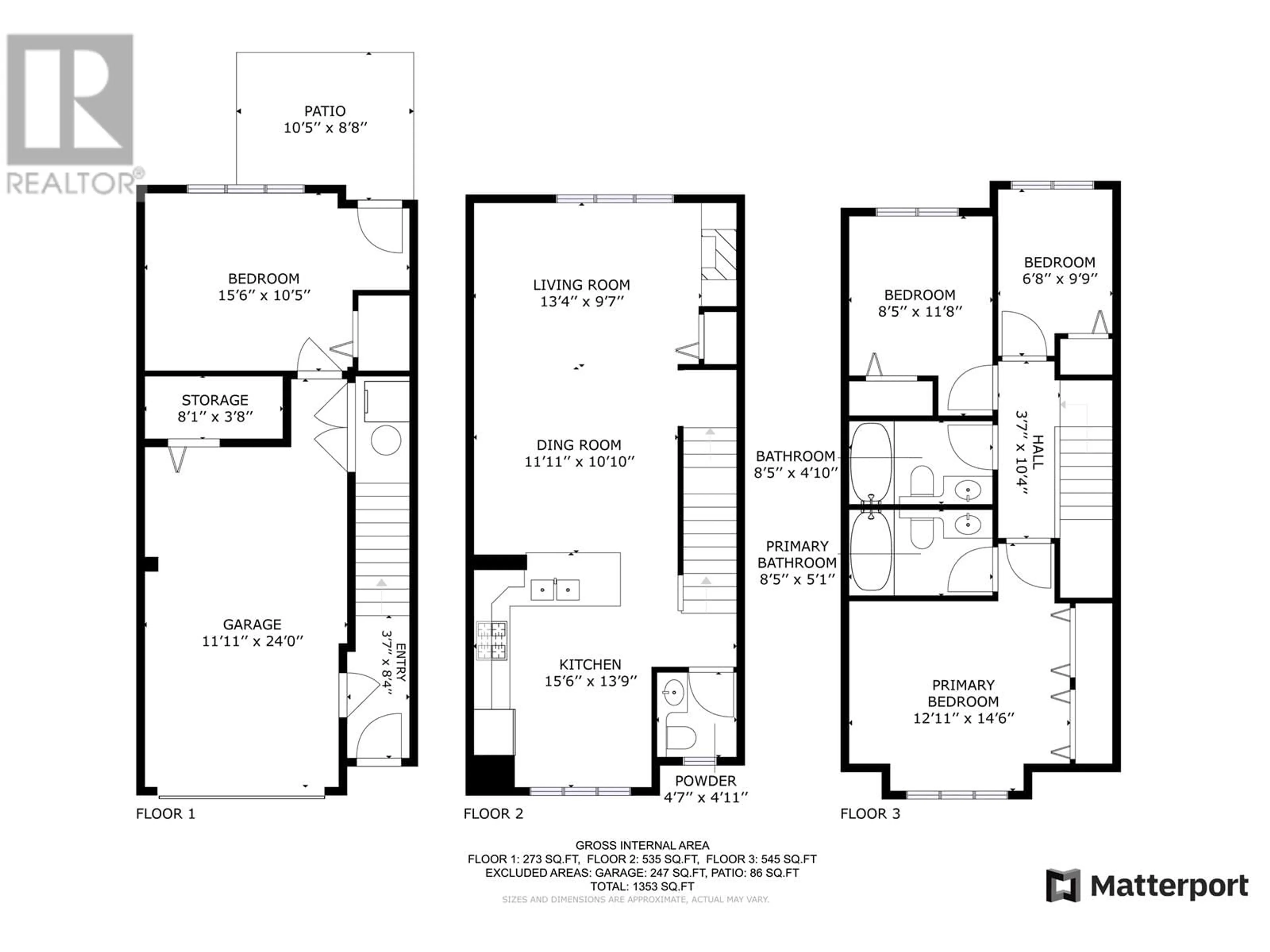 Floor plan for 18 - 7373 TURNILL STREET, Richmond British Columbia V6Y4L7