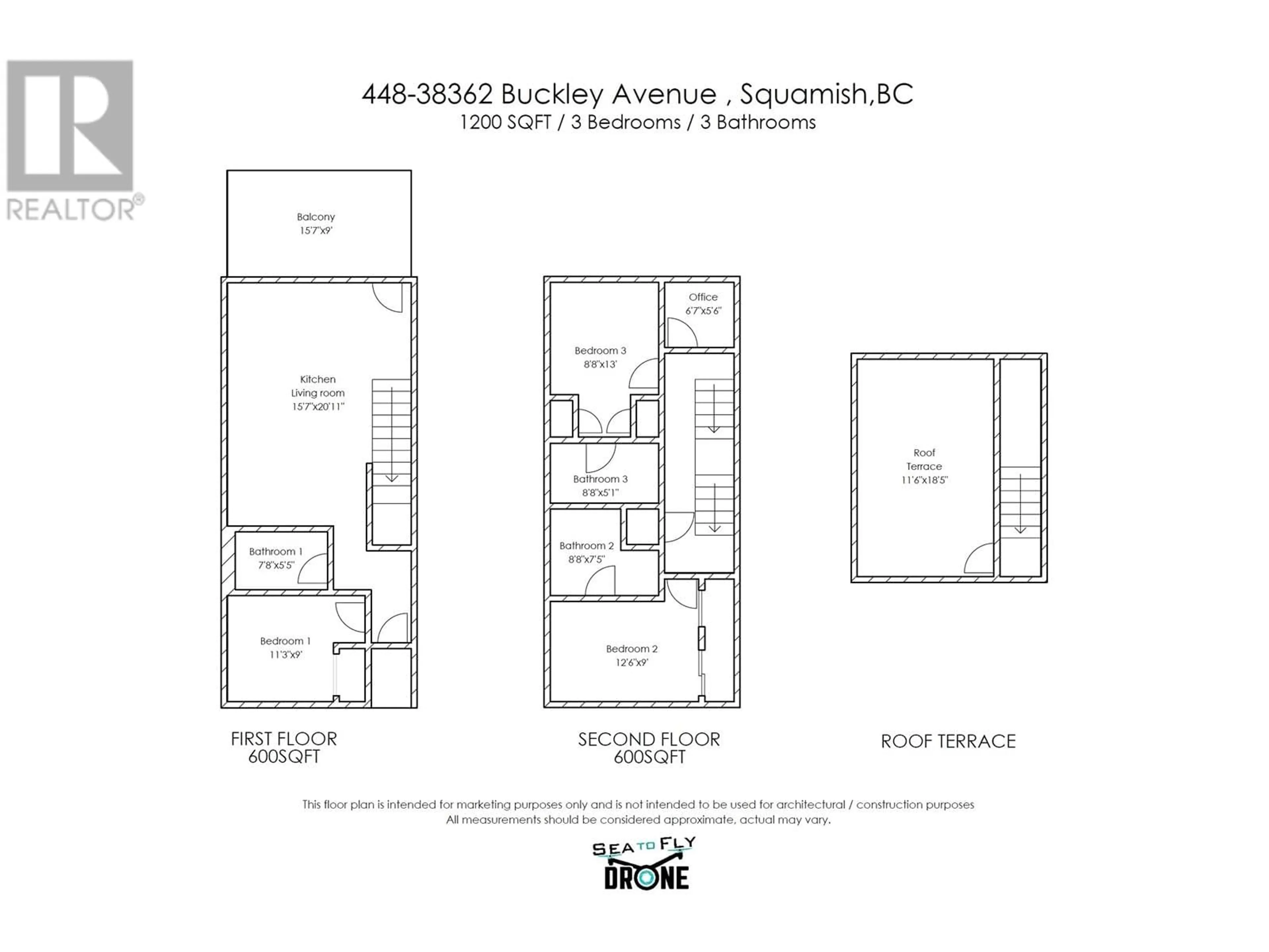 Floor plan for 448 - 38362 BUCKLEY AVENUE, Squamish British Columbia V8B0J8