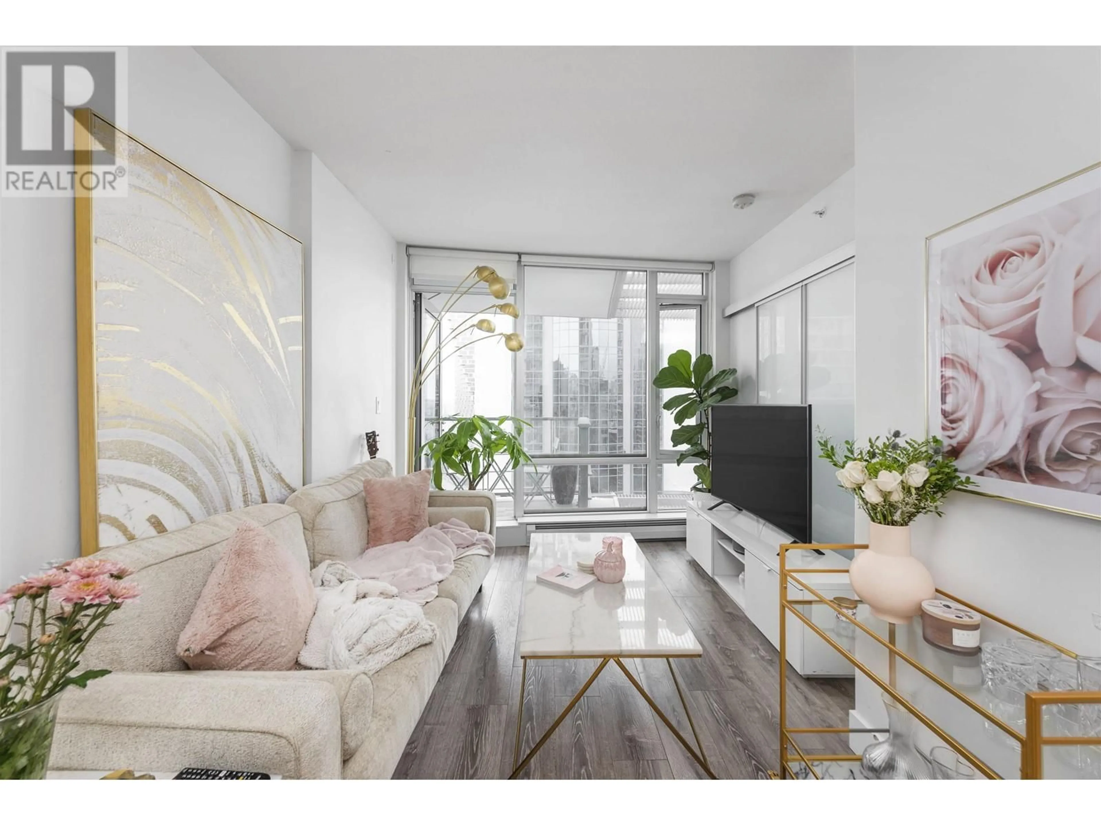 Living room with furniture, unknown for 1809 - 1283 HOWE STREET, Vancouver British Columbia V6Z0E3