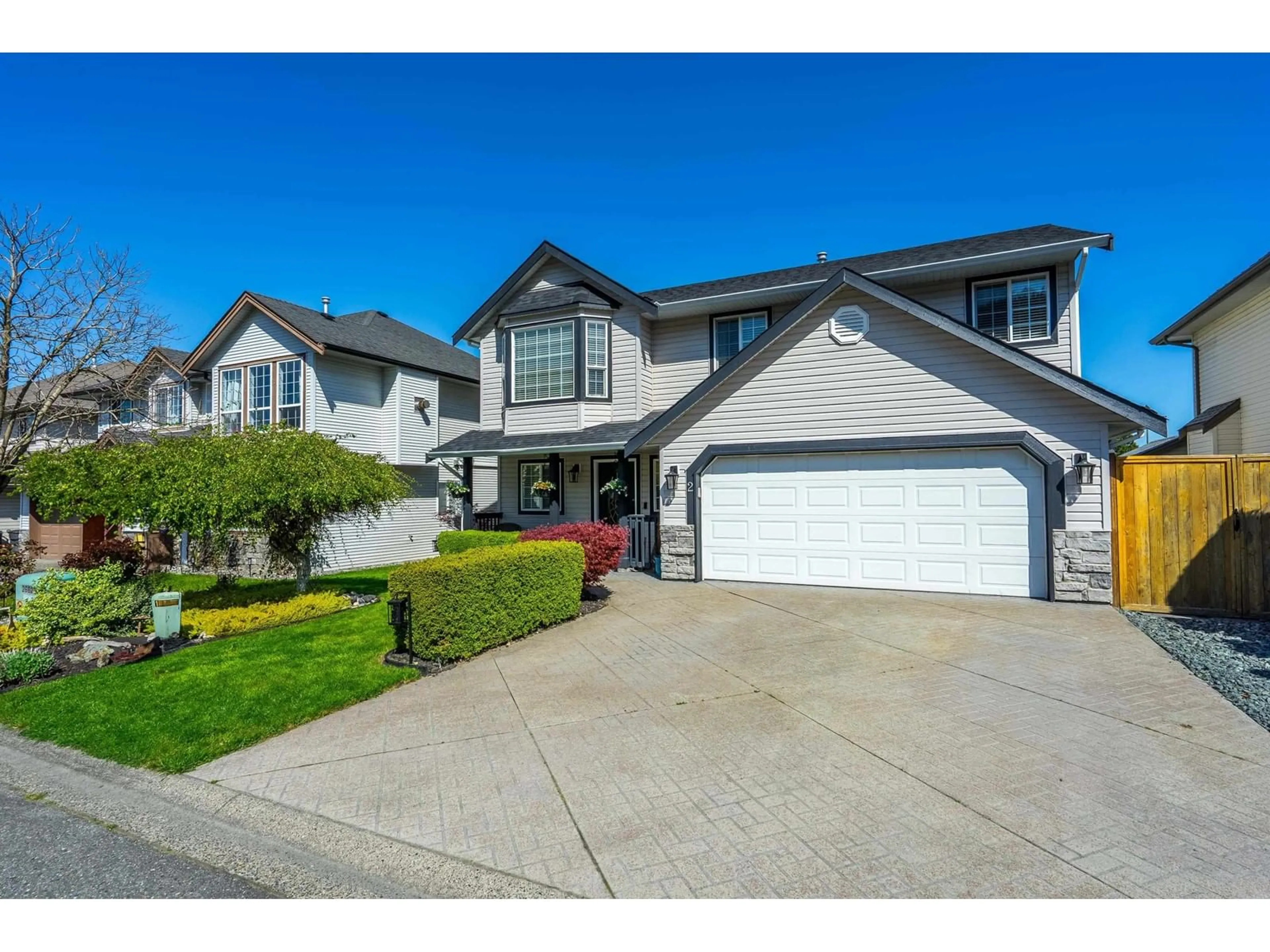 Home with vinyl exterior material, street for 2 - 5415 PEACH ROAD, Chilliwack British Columbia V2R4P7