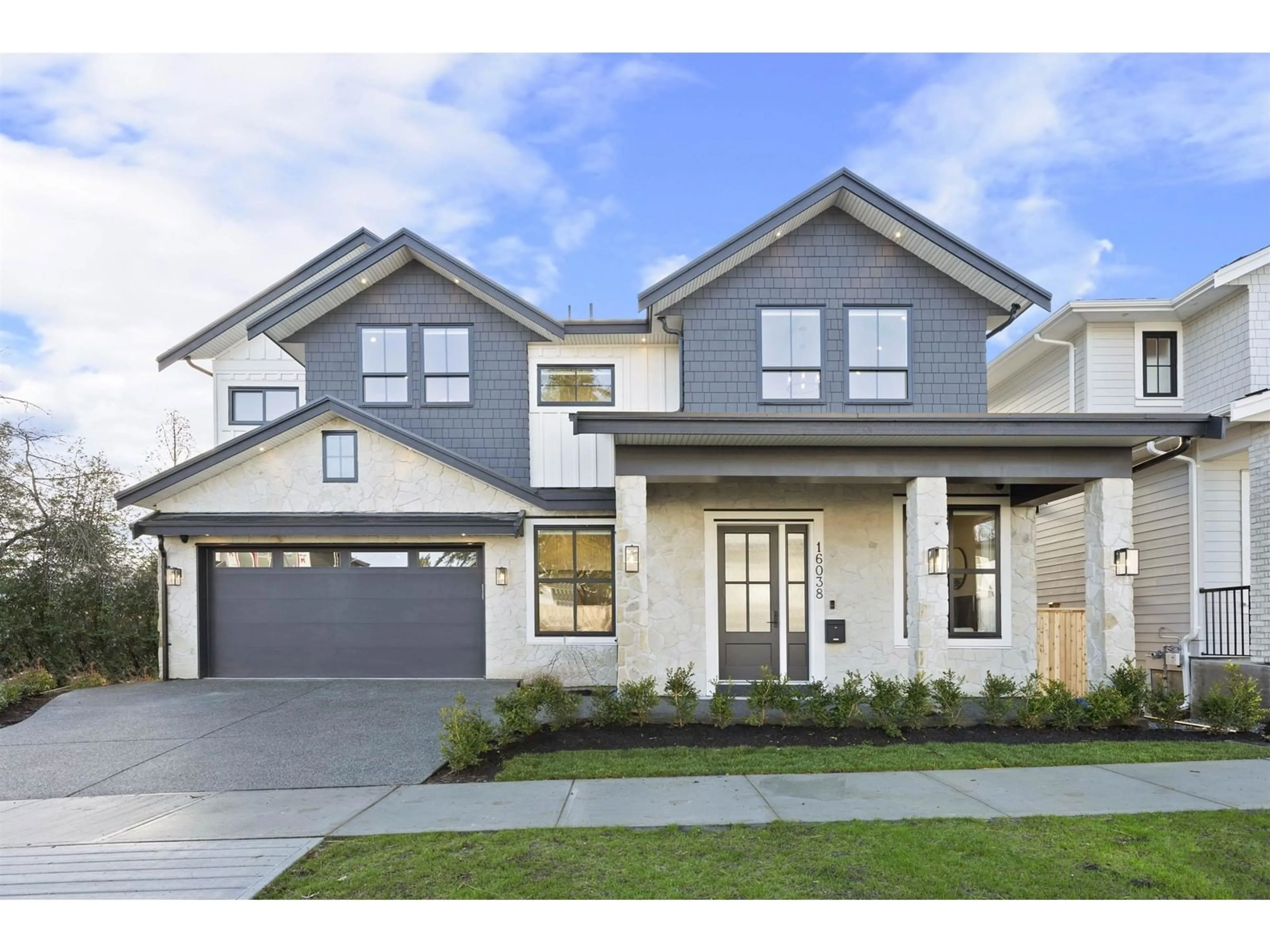 Home with brick exterior material, street for 16038 9A, Surrey British Columbia V4A4W5