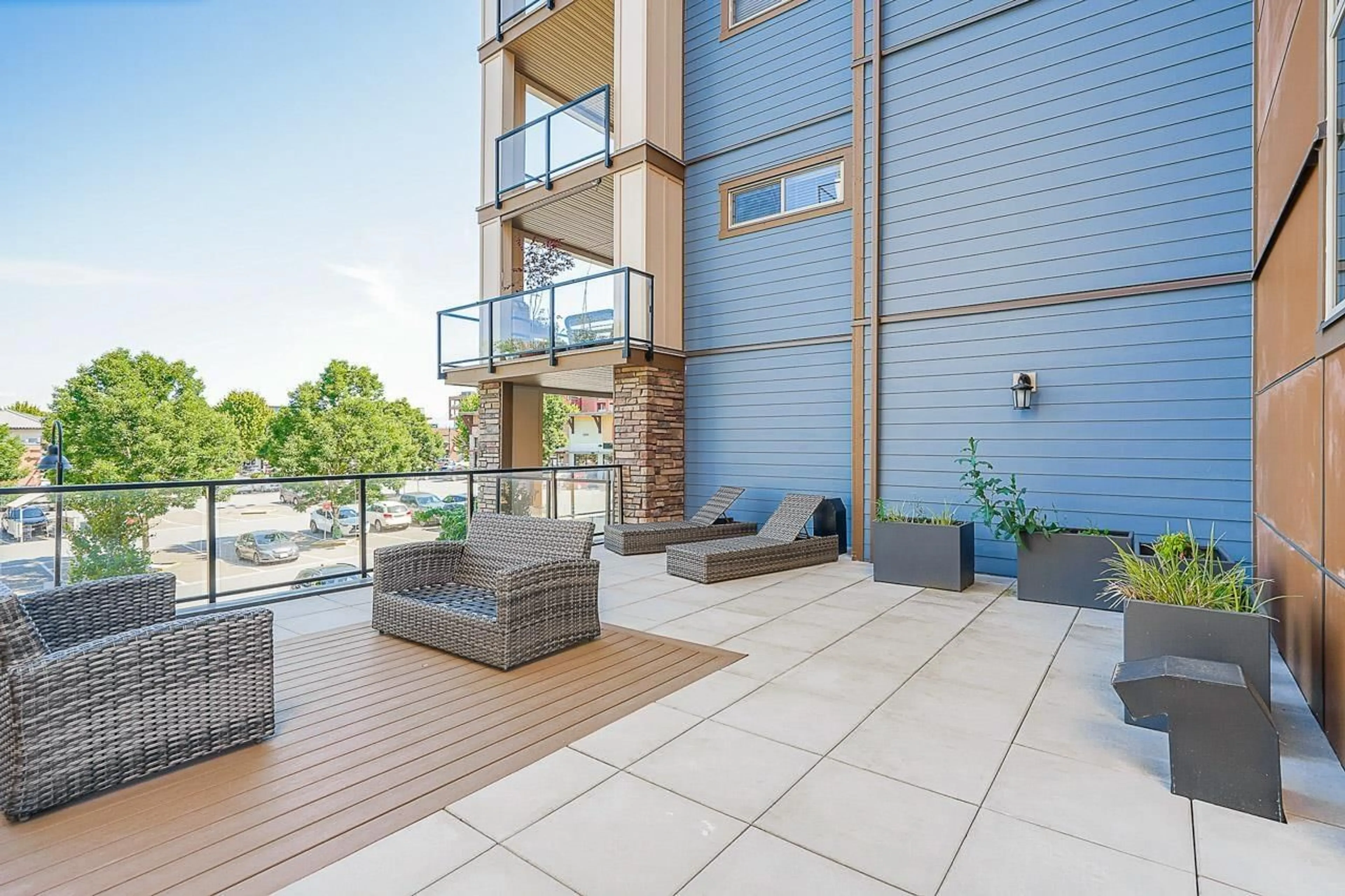 Patio, water/lake/river/ocean view for 214 - 20673 78, Langley British Columbia V2Y3K1