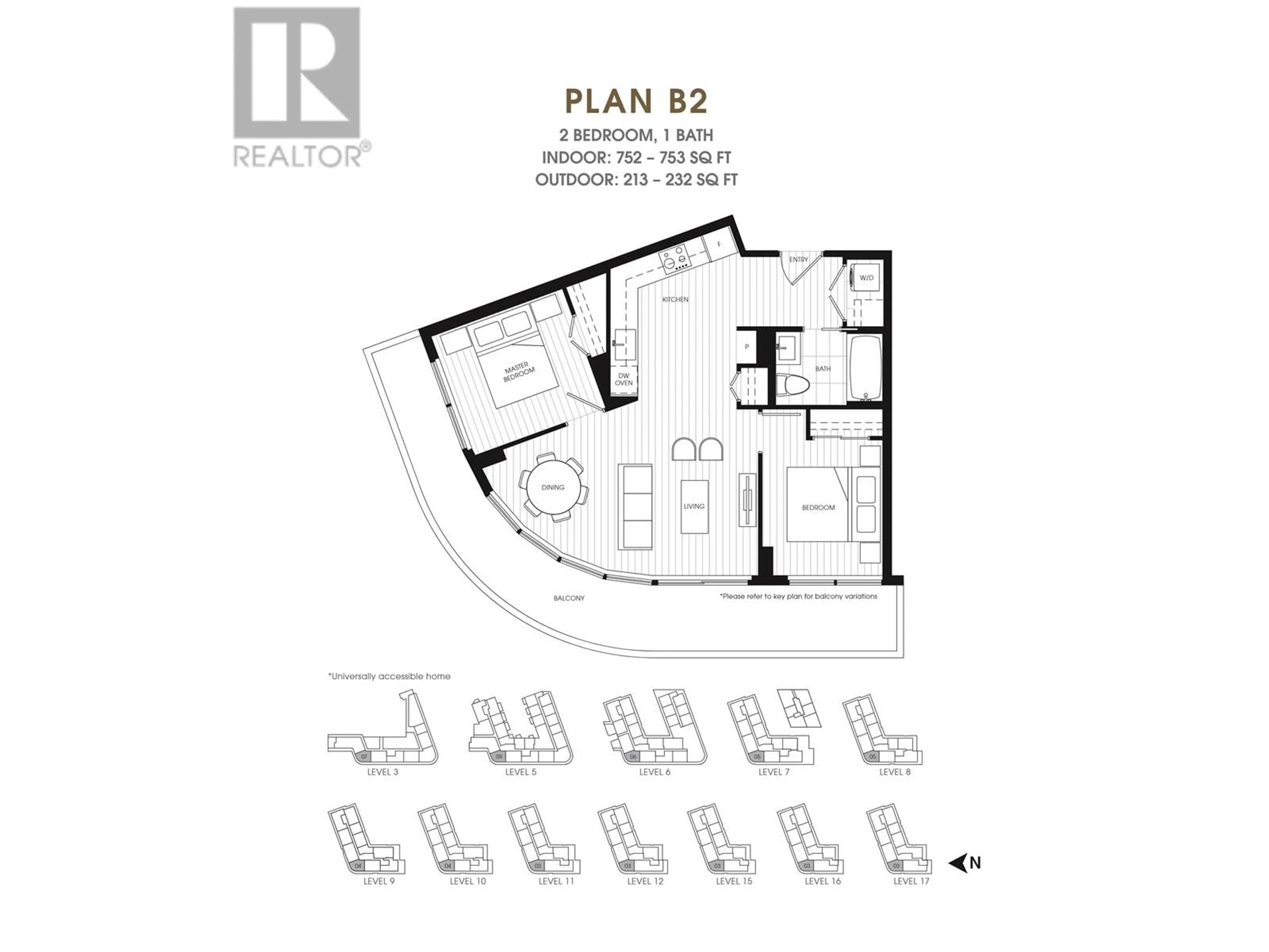 Floor plan for 606 - 5766 GILBERT ROAD, Richmond British Columbia V7C0G2