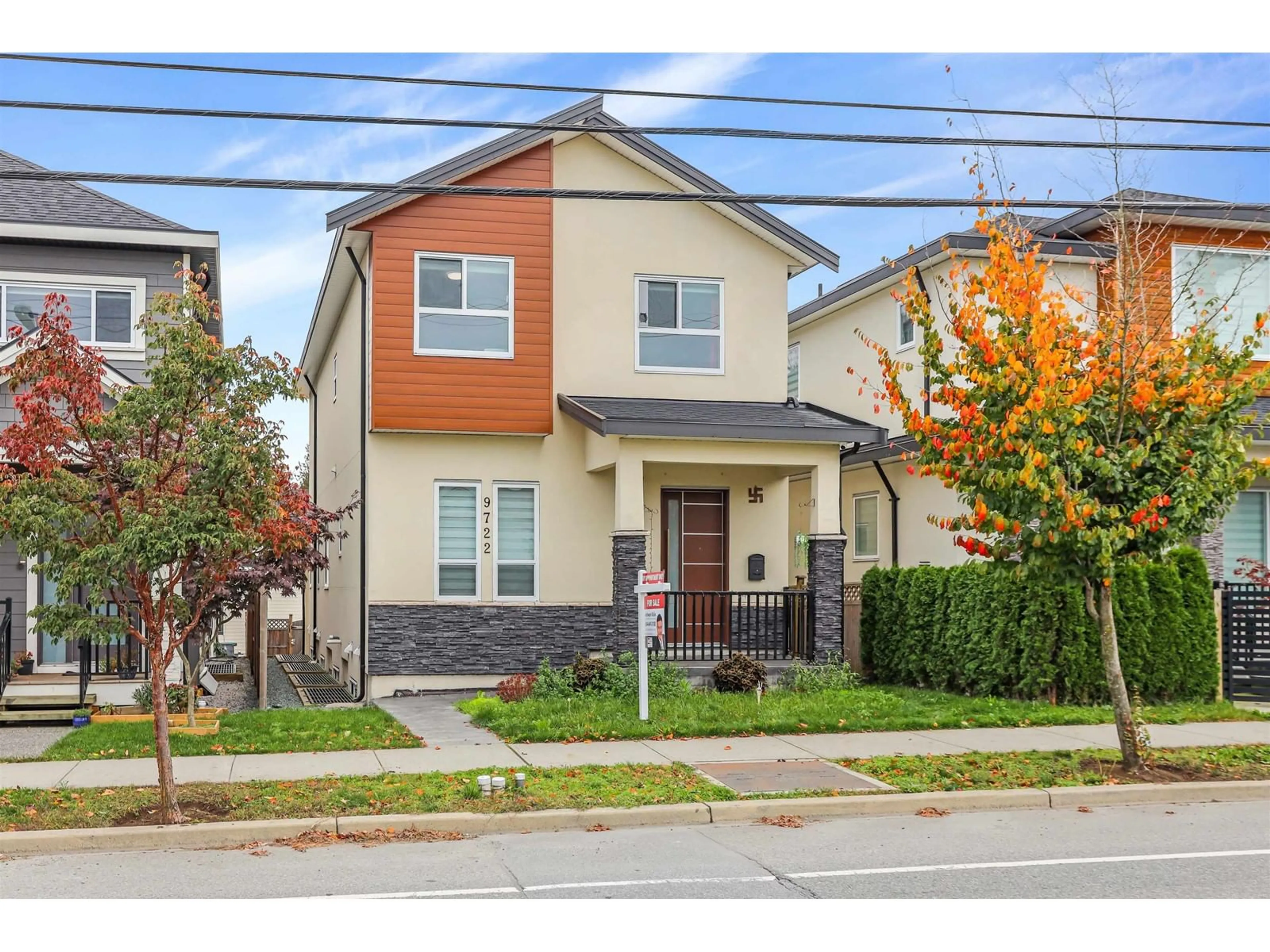 Home with brick exterior material, street for 9722 160, Surrey British Columbia V4N2J4