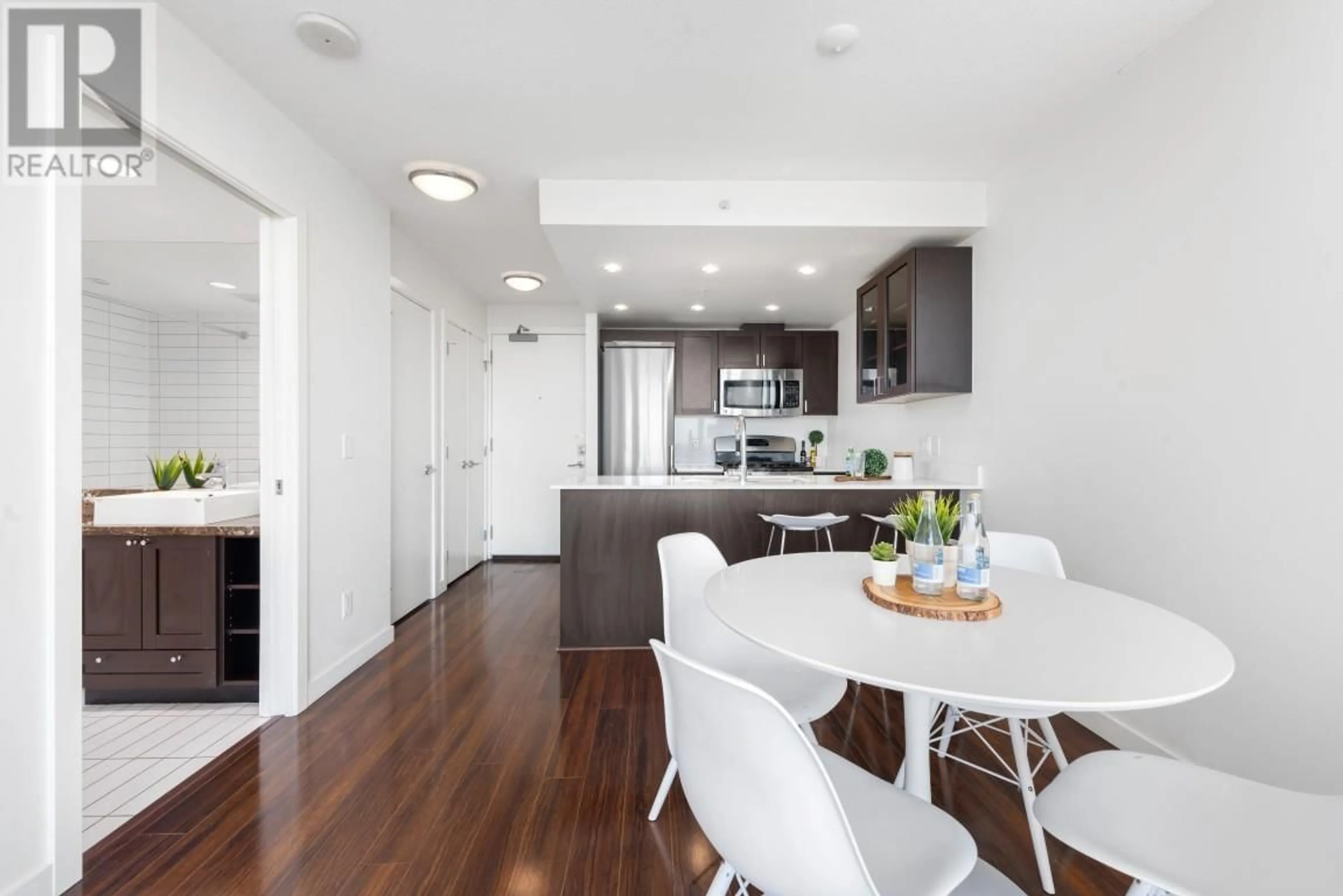 Open concept kitchen, wood/laminate floor for 2008 - 4815 ELDORADO MEWS, Vancouver British Columbia V5R0B2