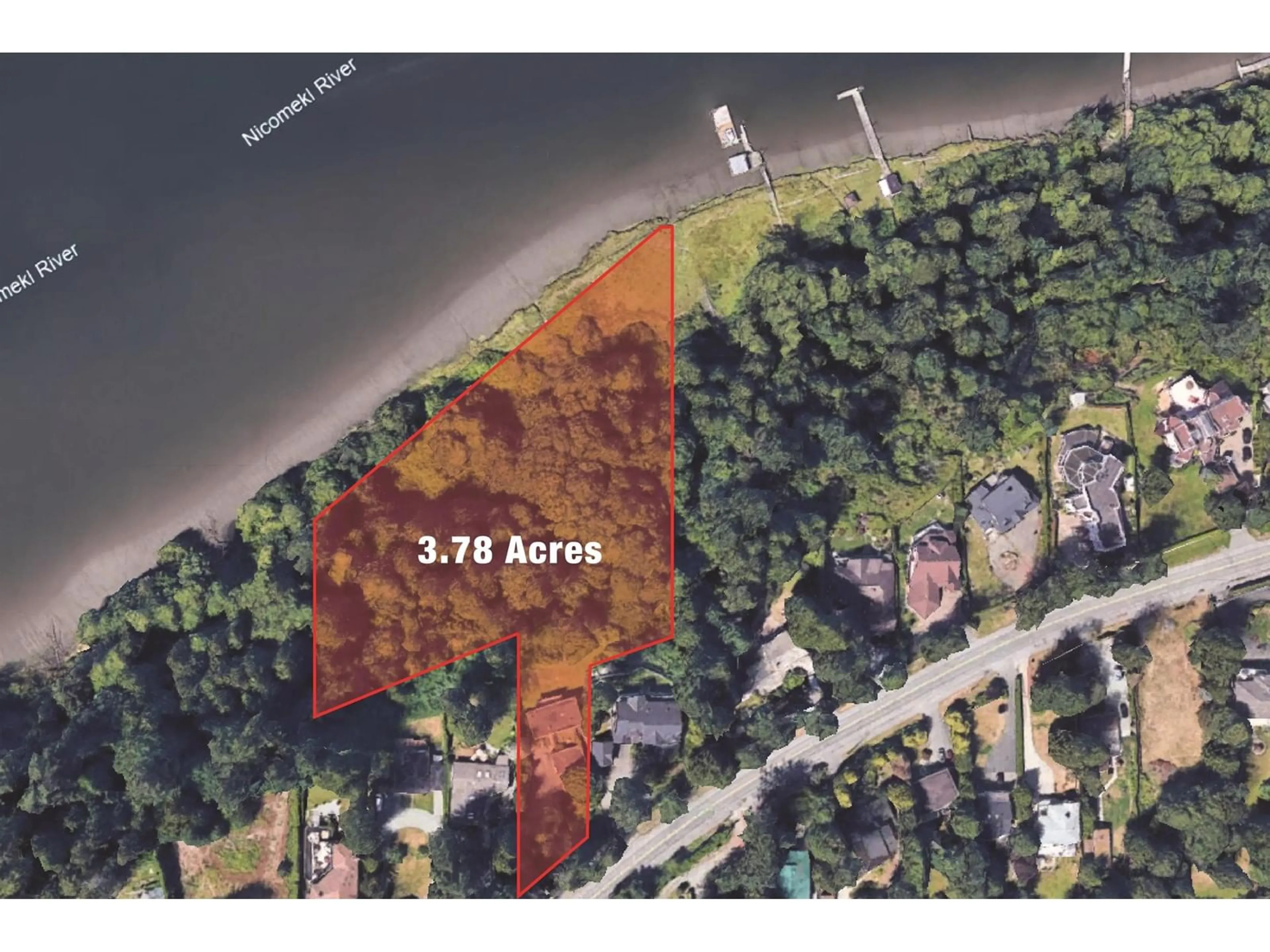 A pic from outside/outdoor area/front of a property/back of a property/a pic from drone, water/lake/river/ocean view for 13047 CRESCENT, Surrey British Columbia V4P1J6