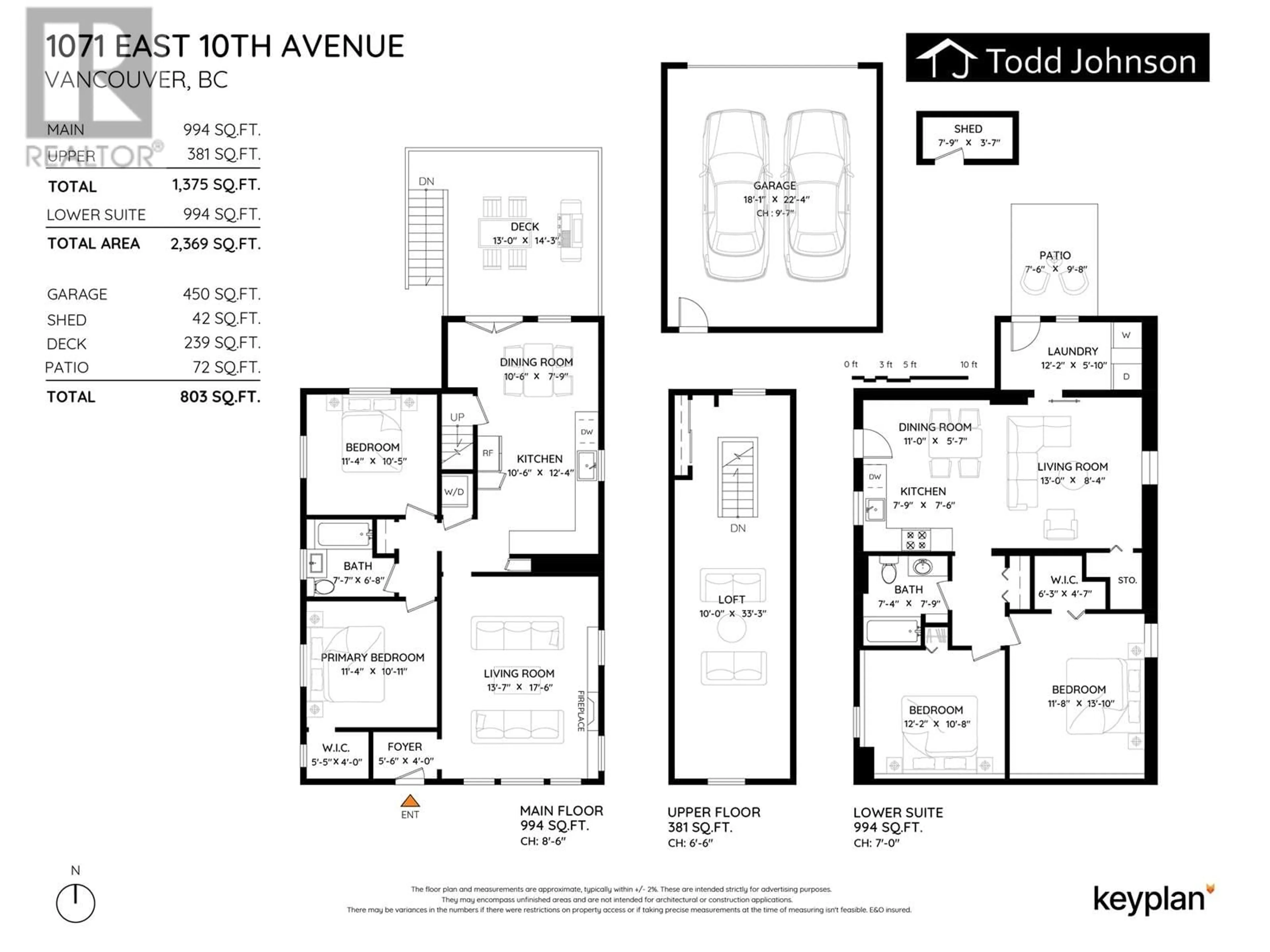 Floor plan for 1071 10TH AVENUE, Vancouver British Columbia V5T2B4