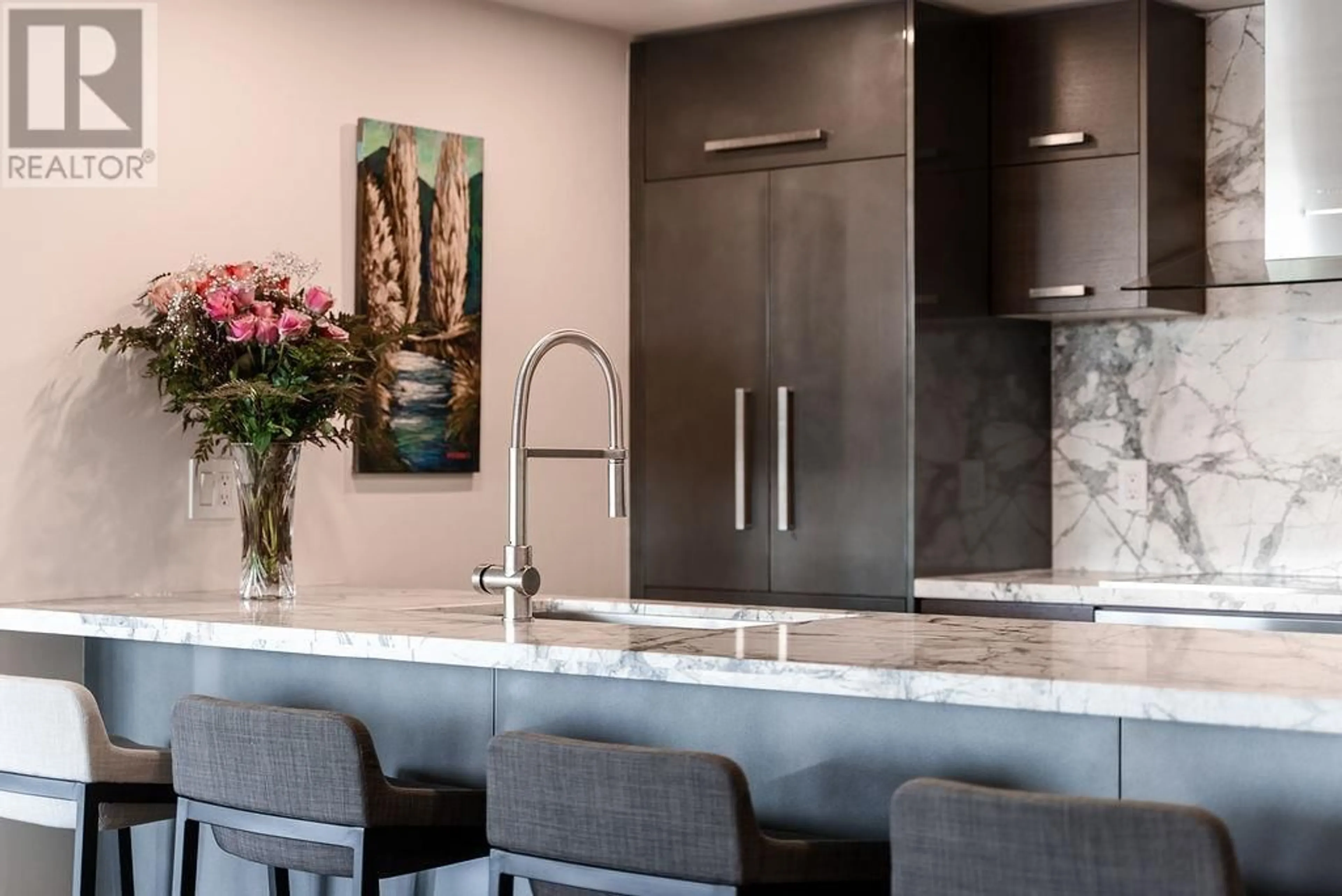 Contemporary kitchen, ceramic/tile floor for 202 - 1600 HOWE STREET, Vancouver British Columbia V6Z2L9