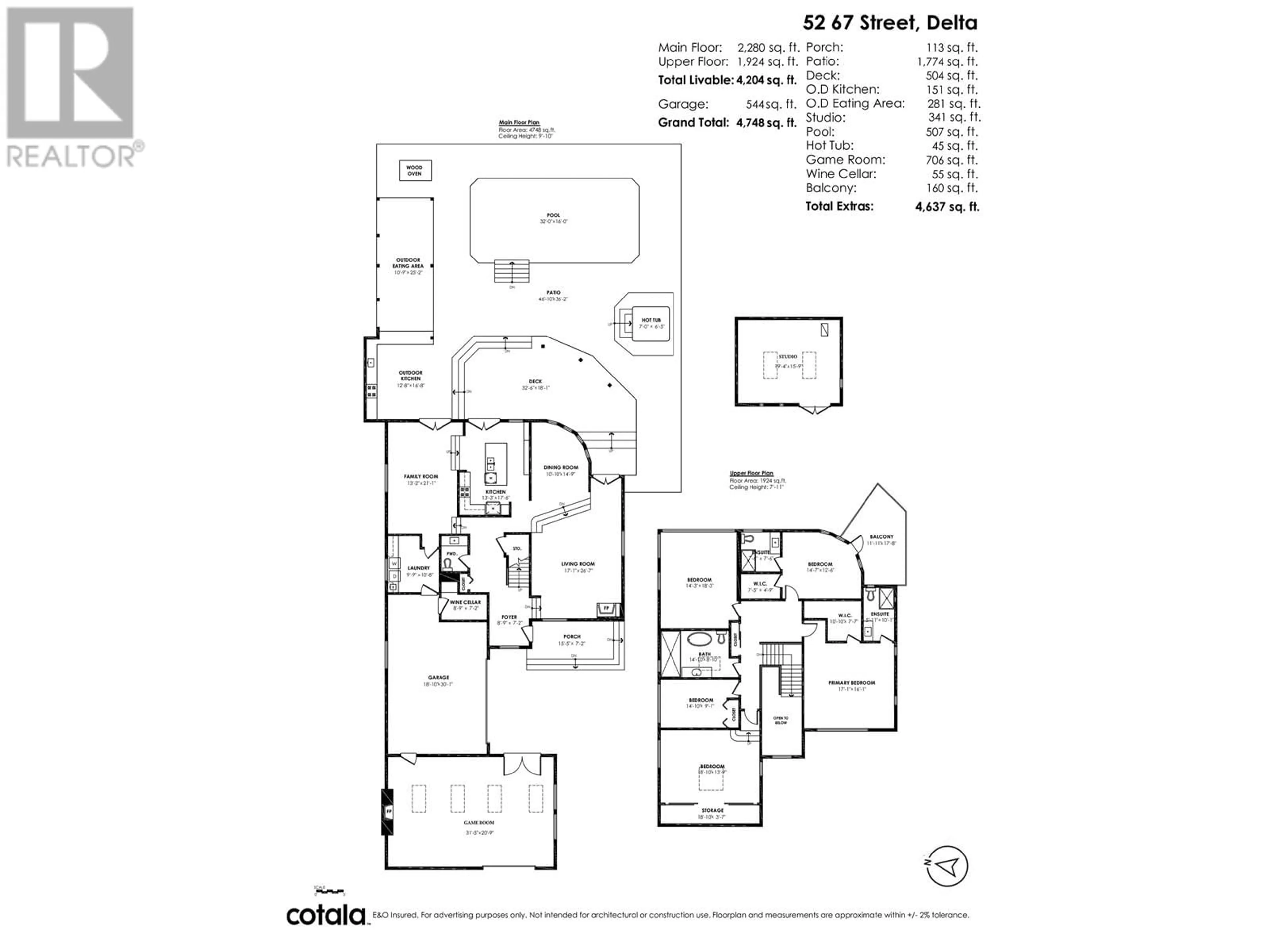 Floor plan for 52 67 STREET, Delta British Columbia V4L1L7