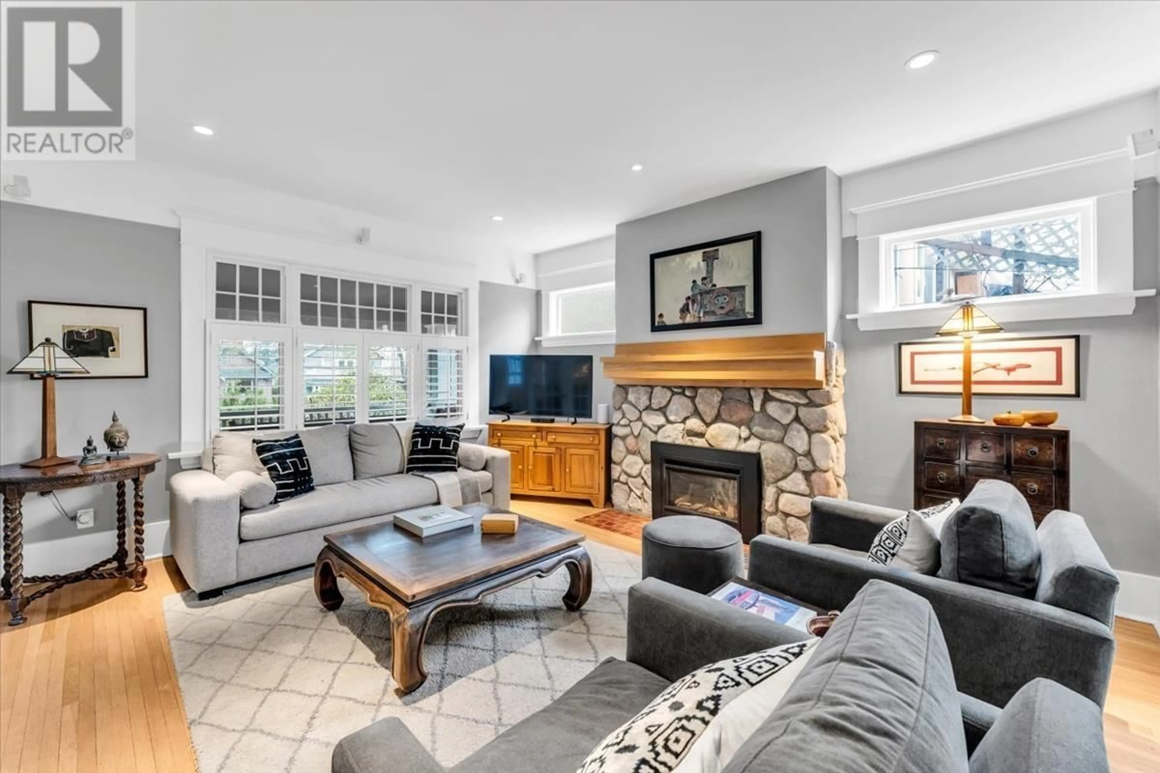 Living room with furniture, ceramic/tile floor for 3666 22ND AVENUE, Vancouver British Columbia V6S1J6