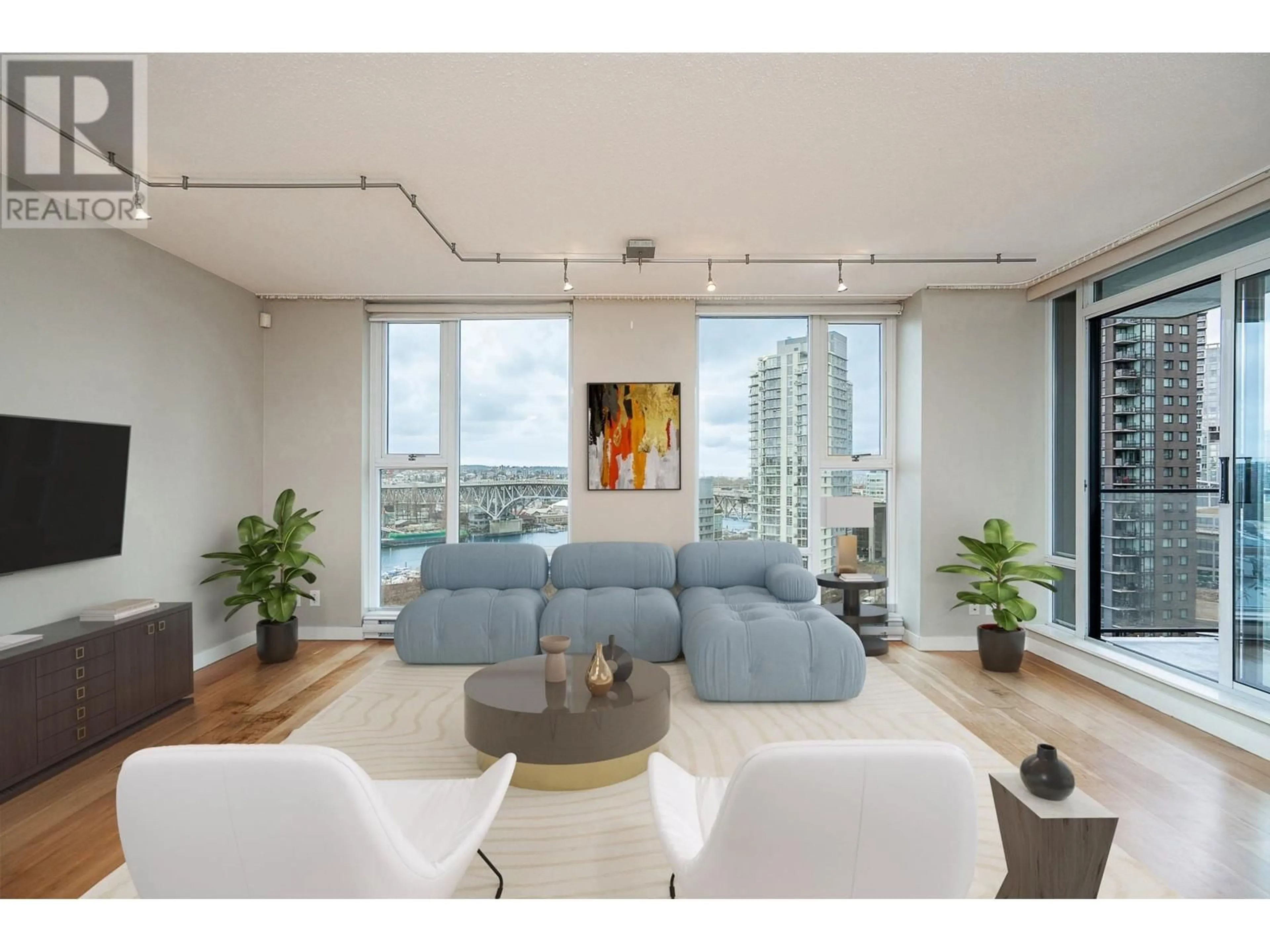 Living room with furniture, unknown for 1606 - 455 BEACH CRESCENT, Vancouver British Columbia V6Z3E5