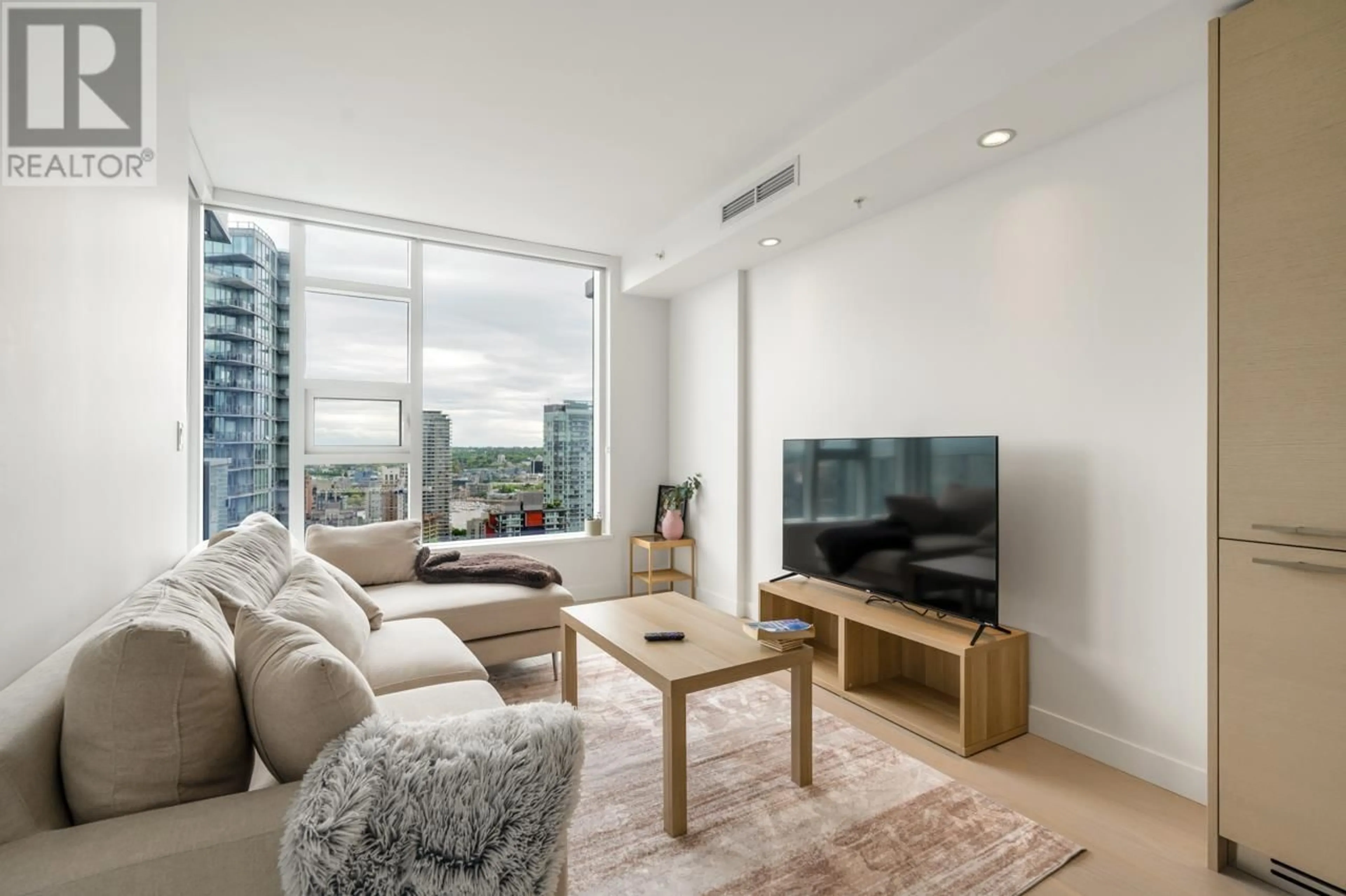 Living room with furniture, unknown for 3308 - 1289 HORNBY STREET, Vancouver British Columbia V6Z0G7